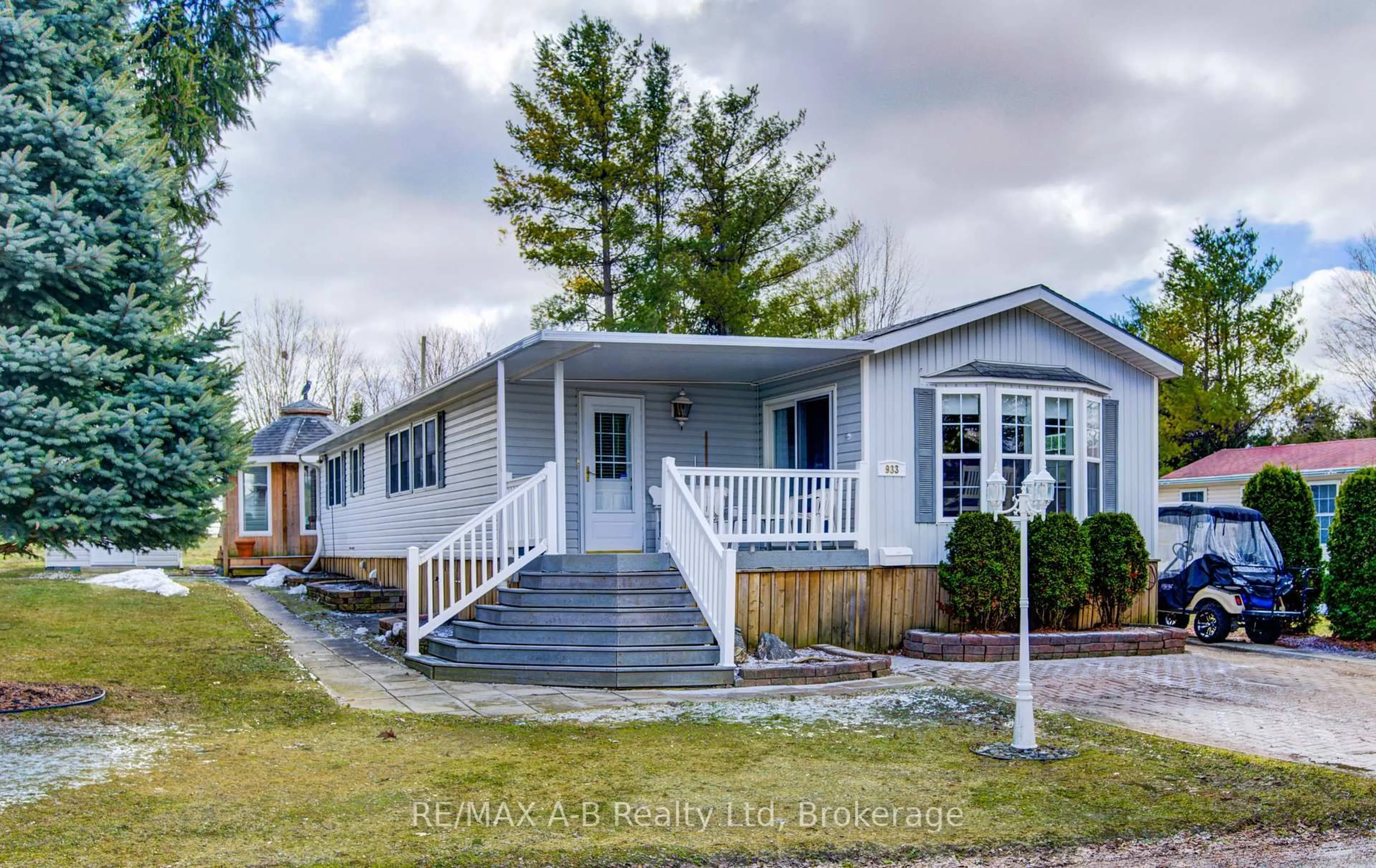 Home with vinyl exterior material, street for 316489 31st Line #933, Zorra Ontario N0J 1J0