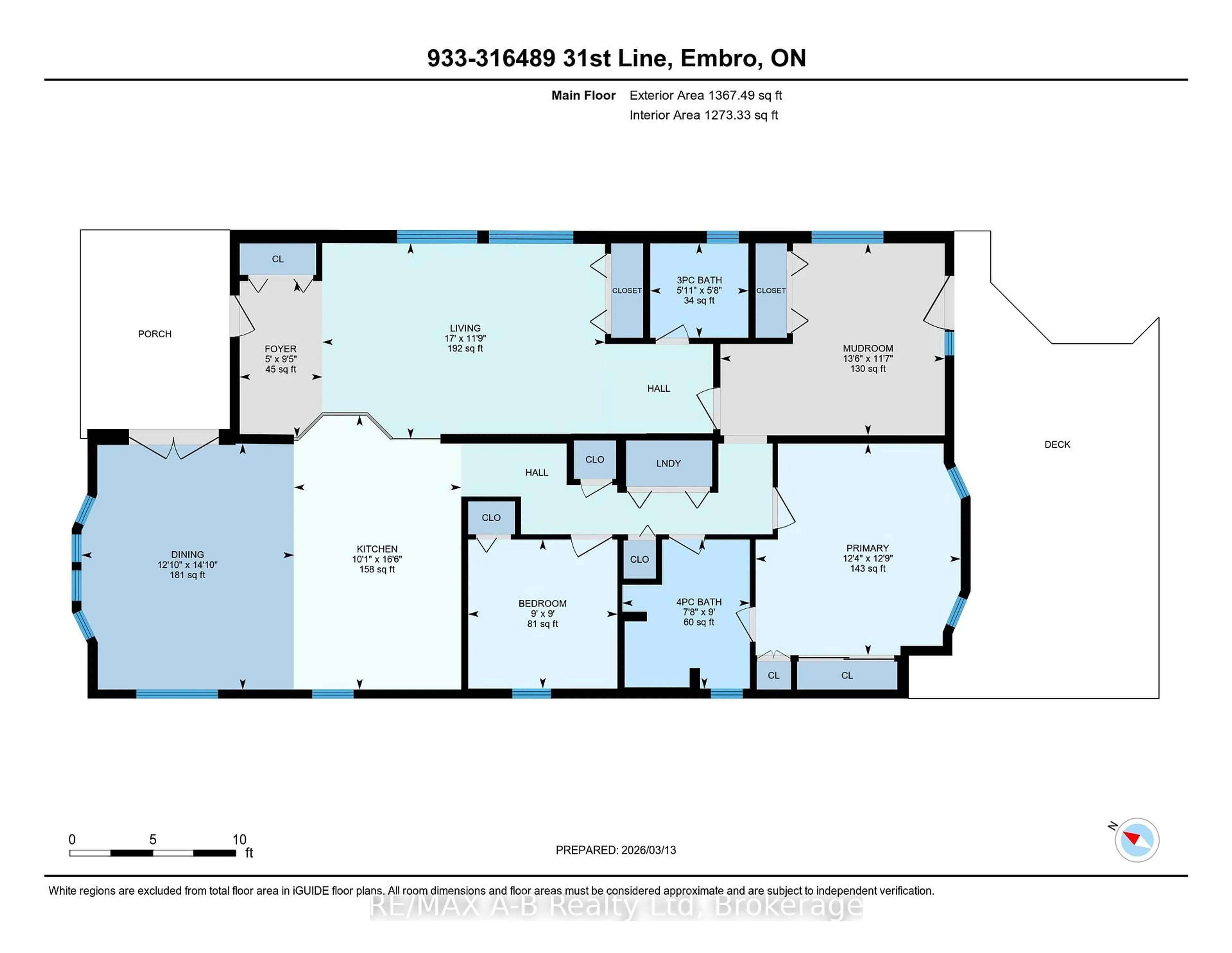 Floor plan for 316489 31st Line #933, Zorra Ontario N0J 1J0