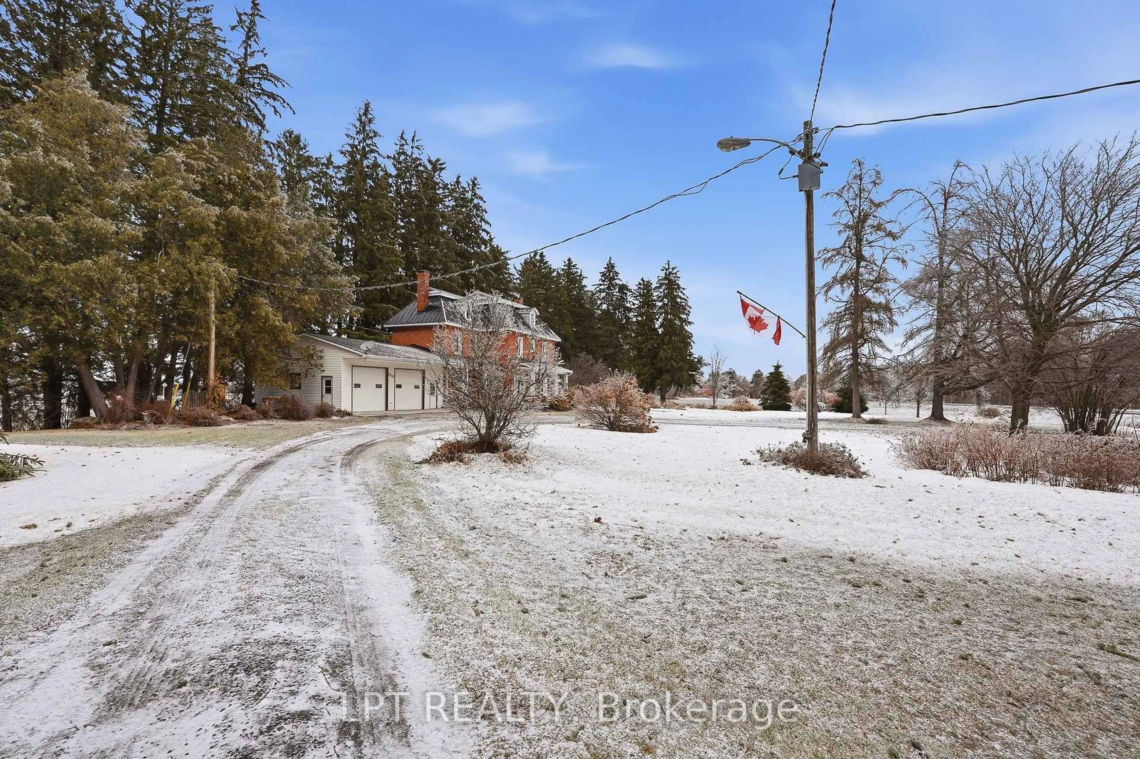 A pic from outside/outdoor area/front of a property/back of a property/a pic from drone, street for 6671 County Road 10 Rd, The Nation Ontario K0B 1R0