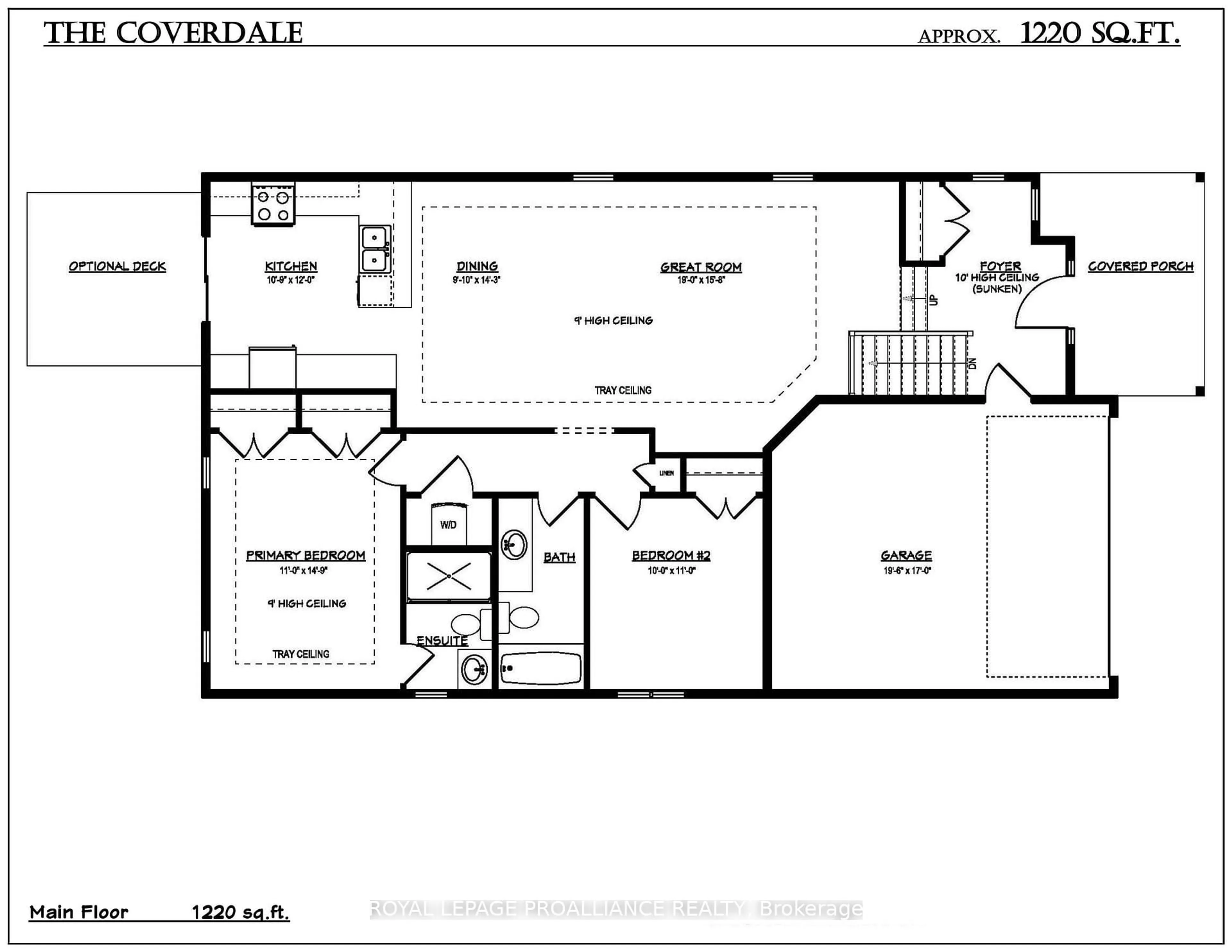 Floor plan for Lot 47 Lancaster Dr, Brighton Ontario K0K 1H0