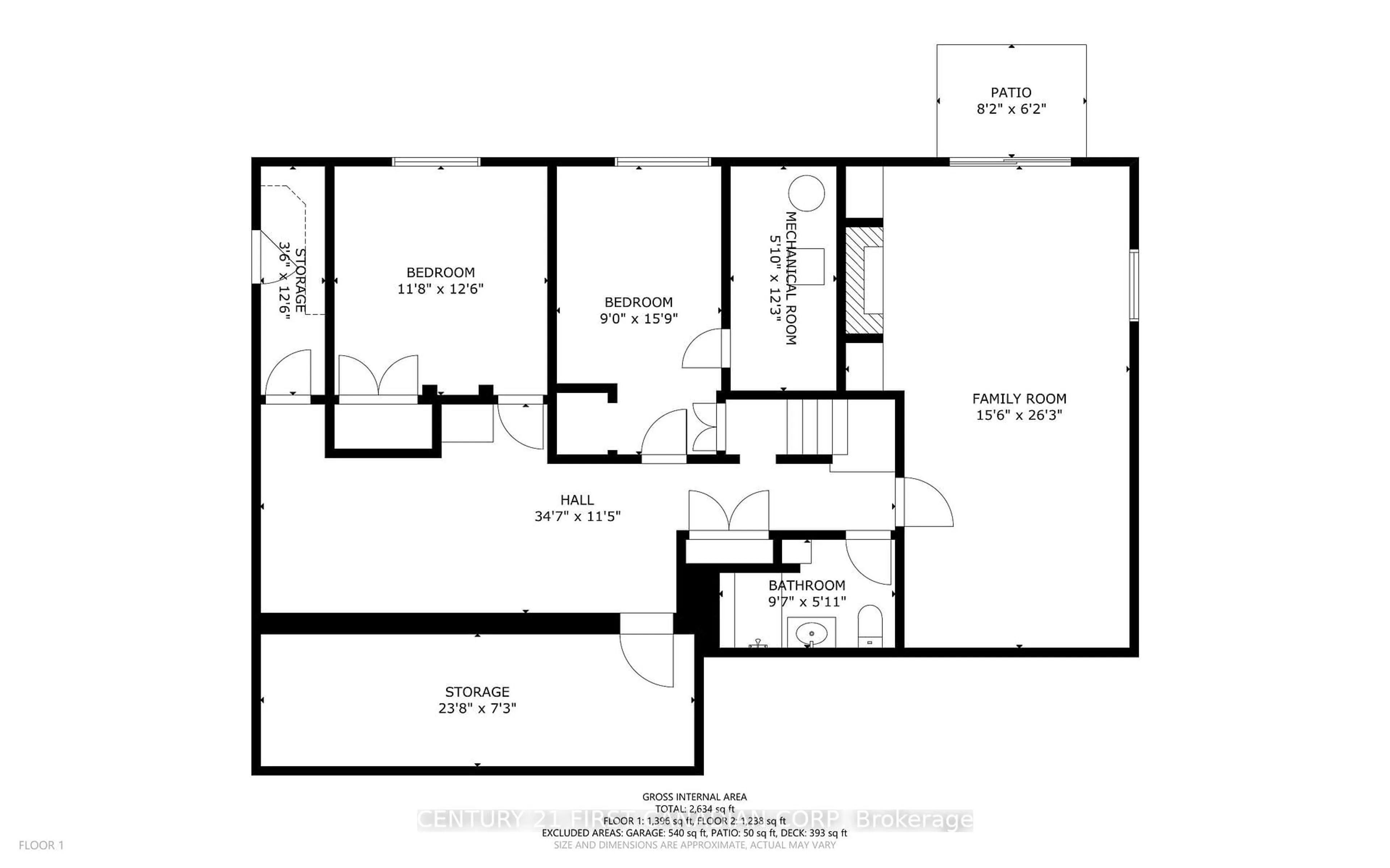 Floor plan for 4379 CATHERINE St, Thames Centre Ontario N0L 1G6