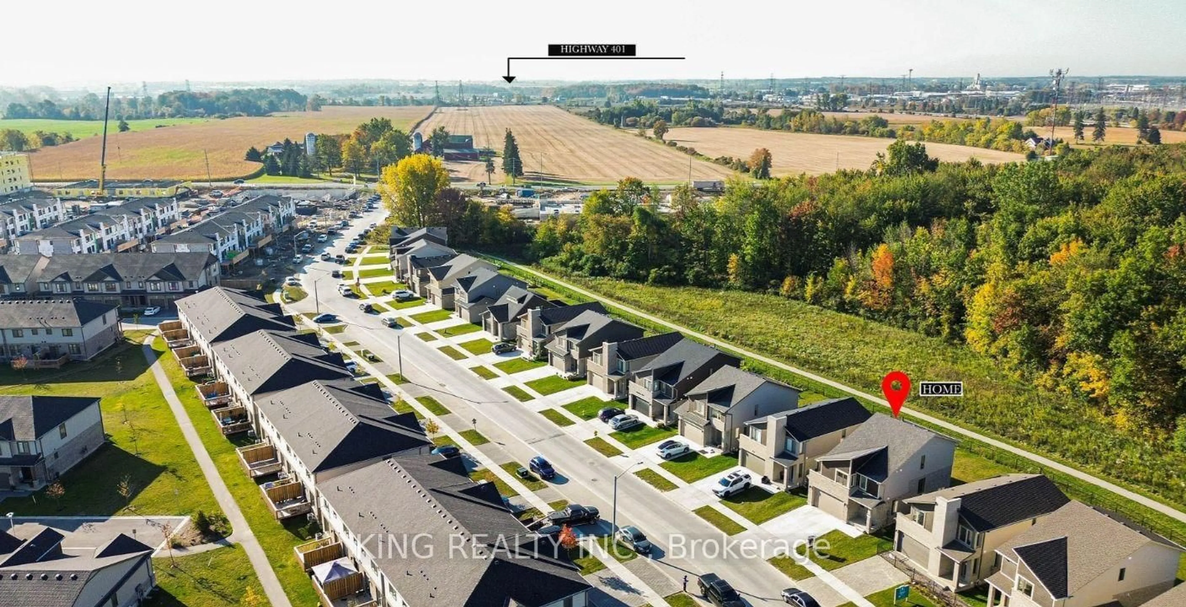 A pic from outside/outdoor area/front of a property/back of a property/a pic from drone, street for 690 CHELTON Rd, London South Ontario N6M 0A1