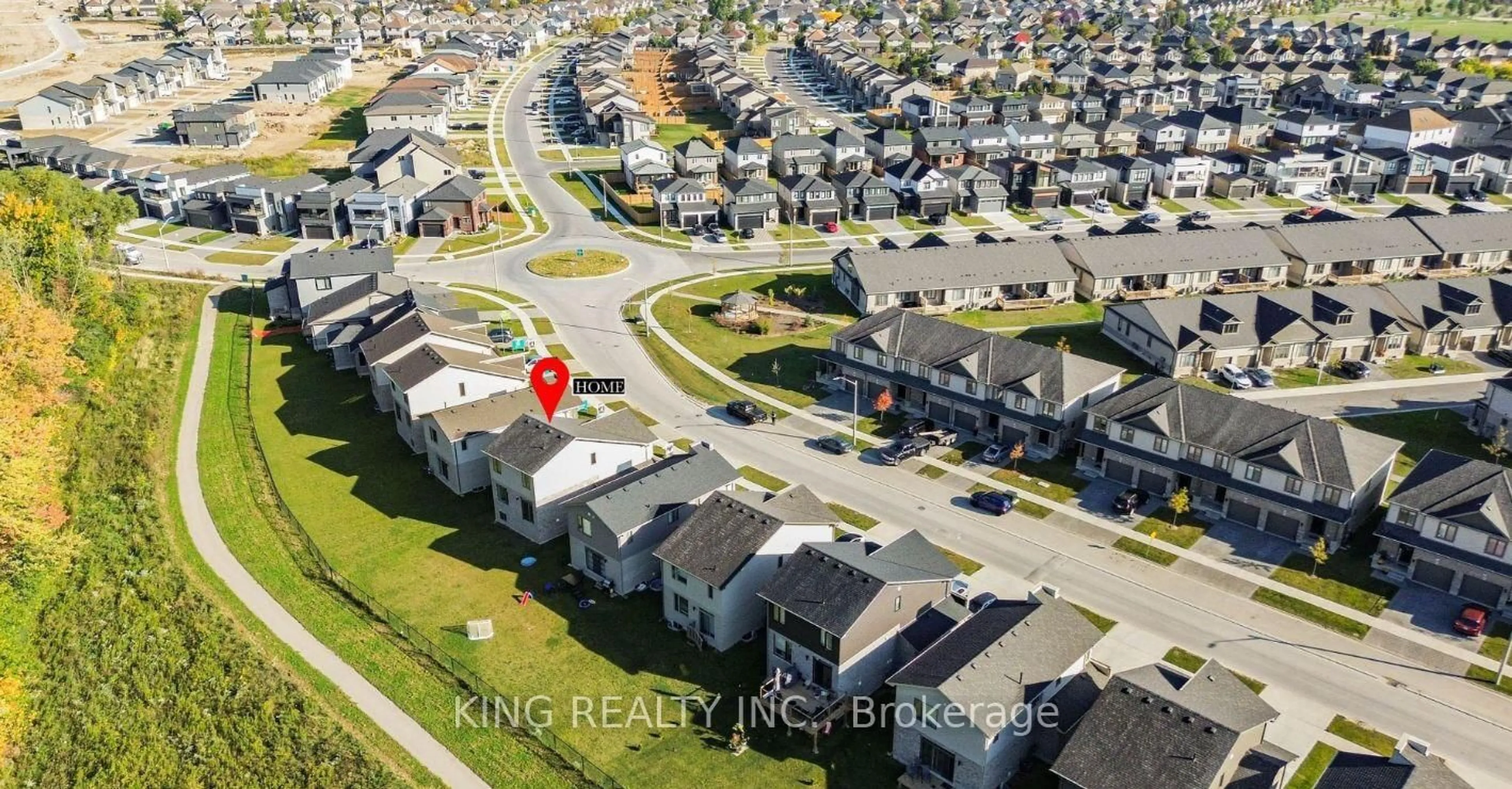 A pic from outside/outdoor area/front of a property/back of a property/a pic from drone, street for 690 CHELTON Rd, London South Ontario N6M 0A1