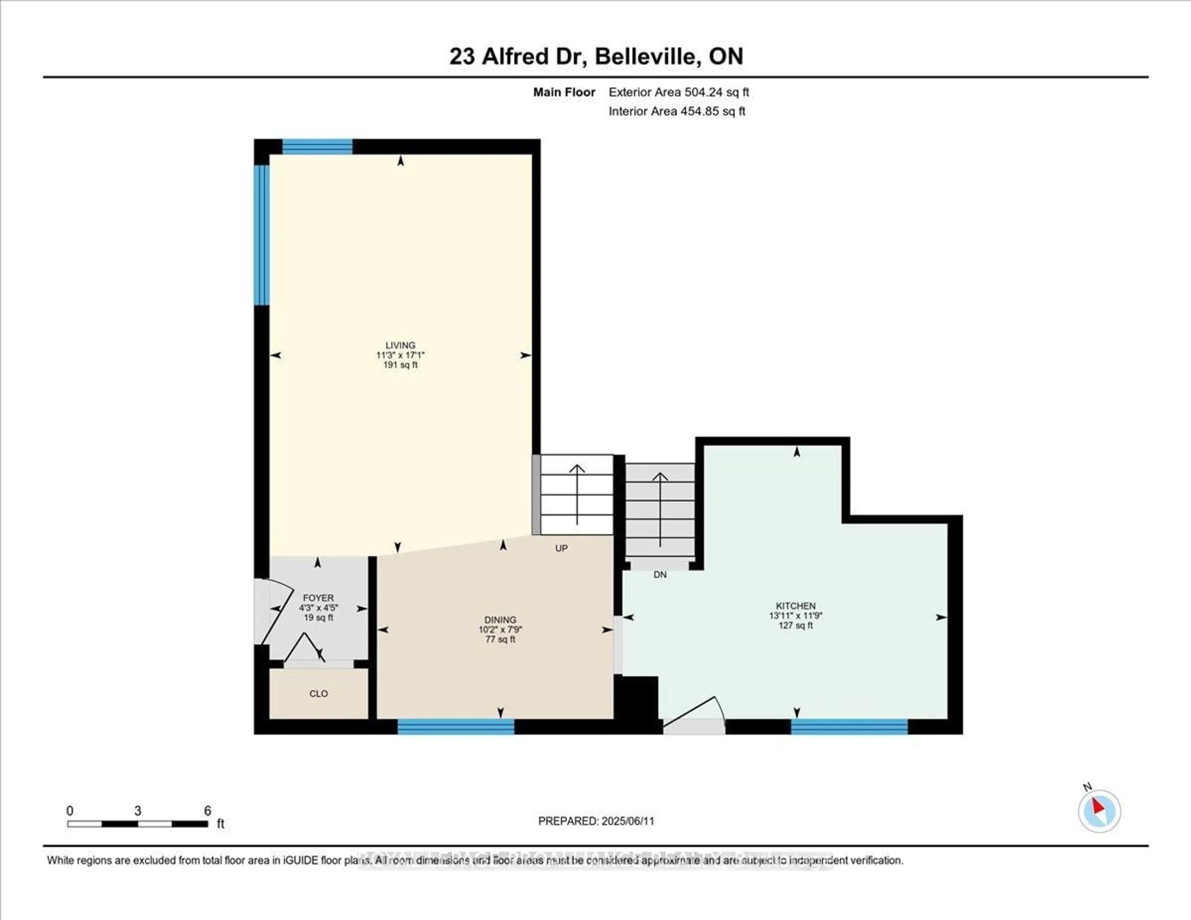 Floor plan for 23 Alfred Dr, Belleville Ontario K8N 4M6