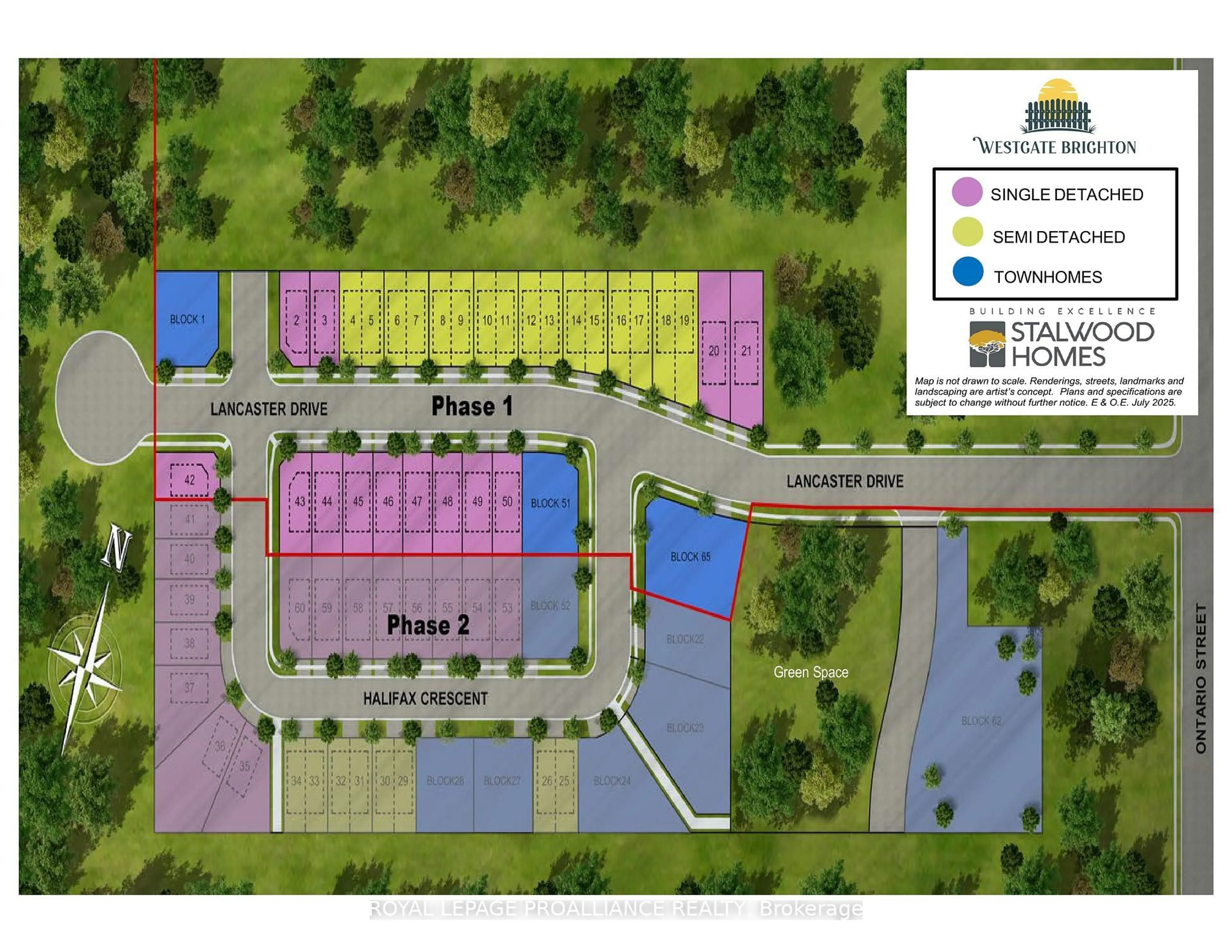 Floor plan for Lot 50 Lancaster Dr, Brighton Ontario K0K 1H0
