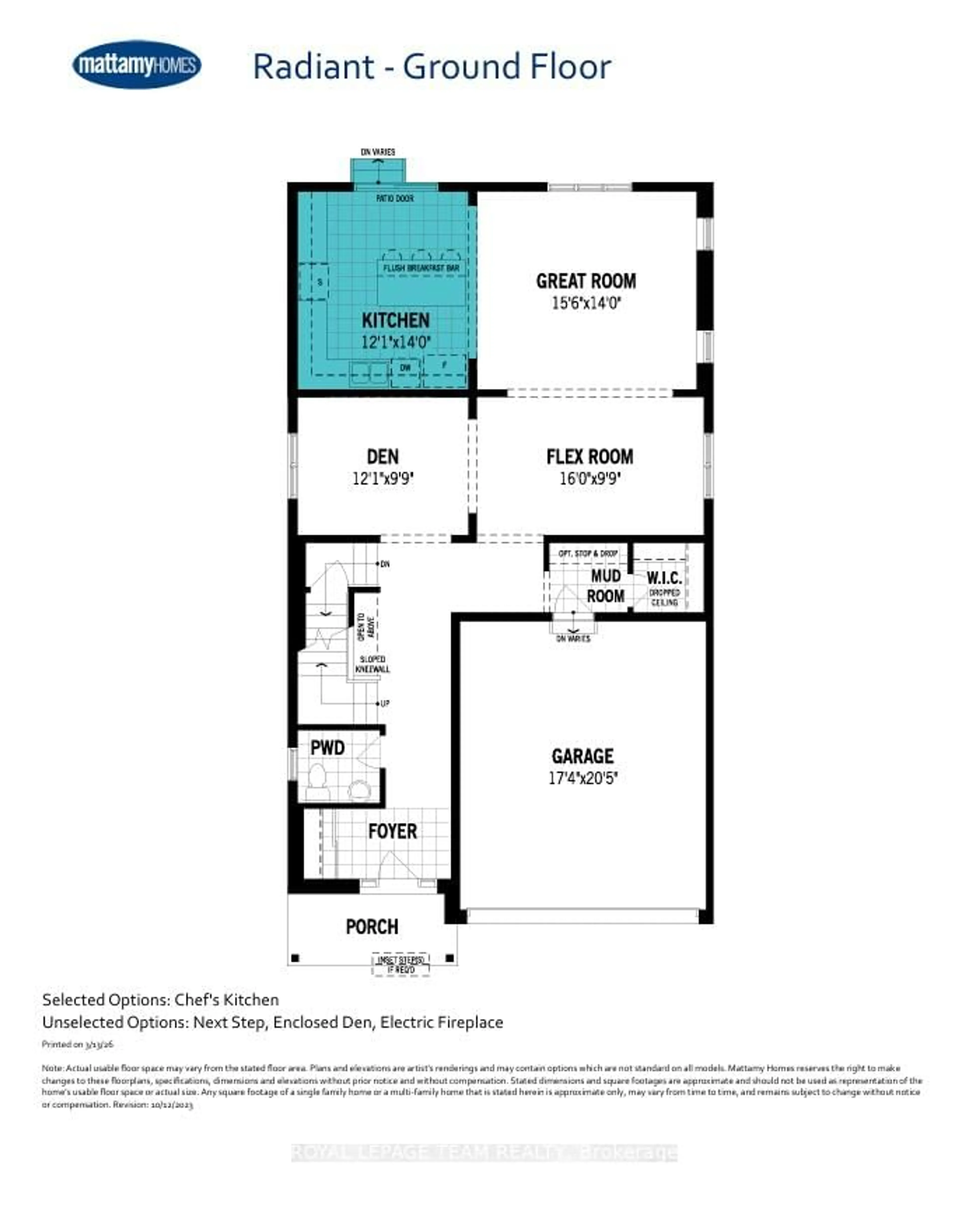 Floor plan for 312 Remillard Dr, North Grenville Ontario K0G 1J0
