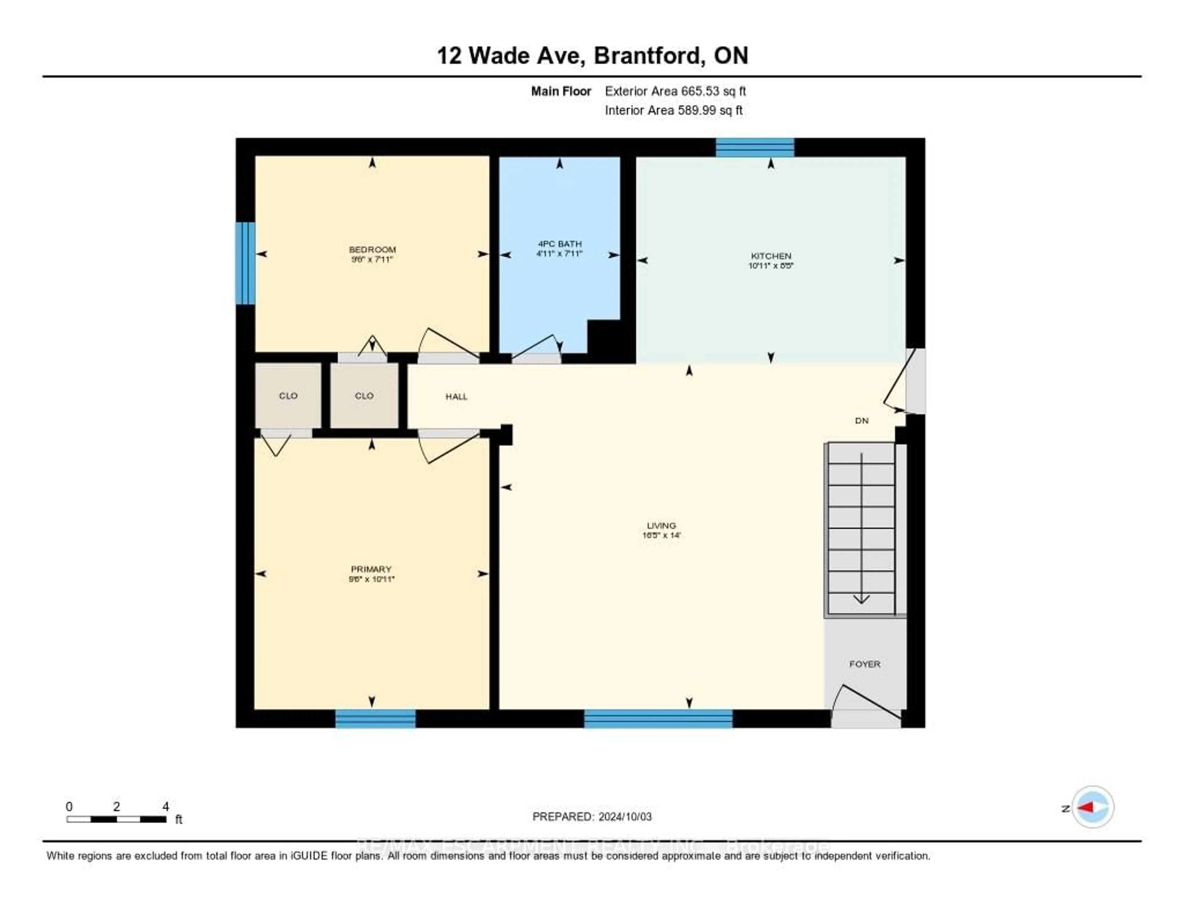 Floor plan for 12 Wade Ave, Brantford Ontario N3T 1W8