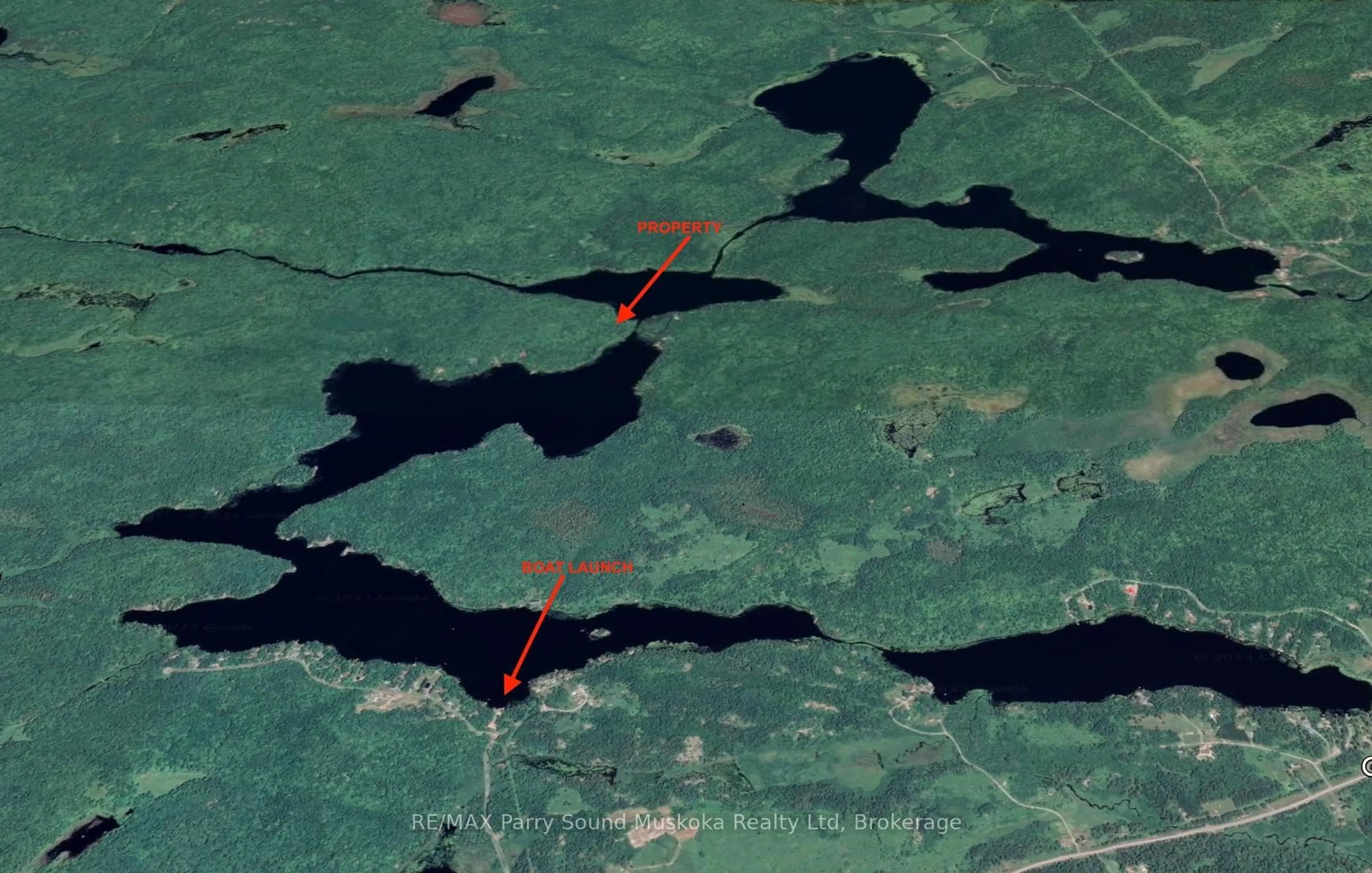 Picture of a map for 00 JACK'S, Parry Sound Remote Area Ontario P0H 1A0
