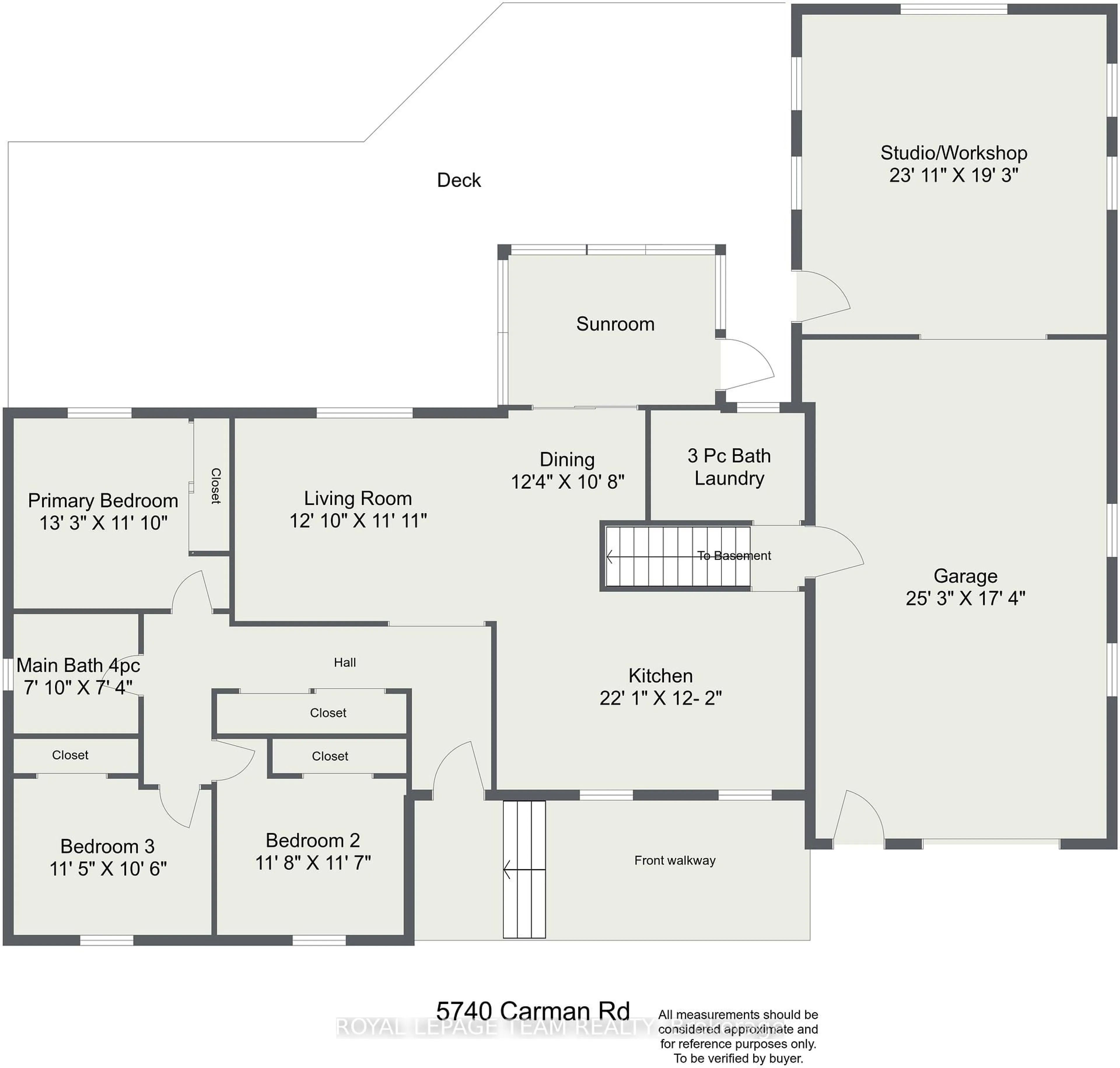 Floor plan for 5740 Carman Rd, South Dundas Ontario K0E 1K0