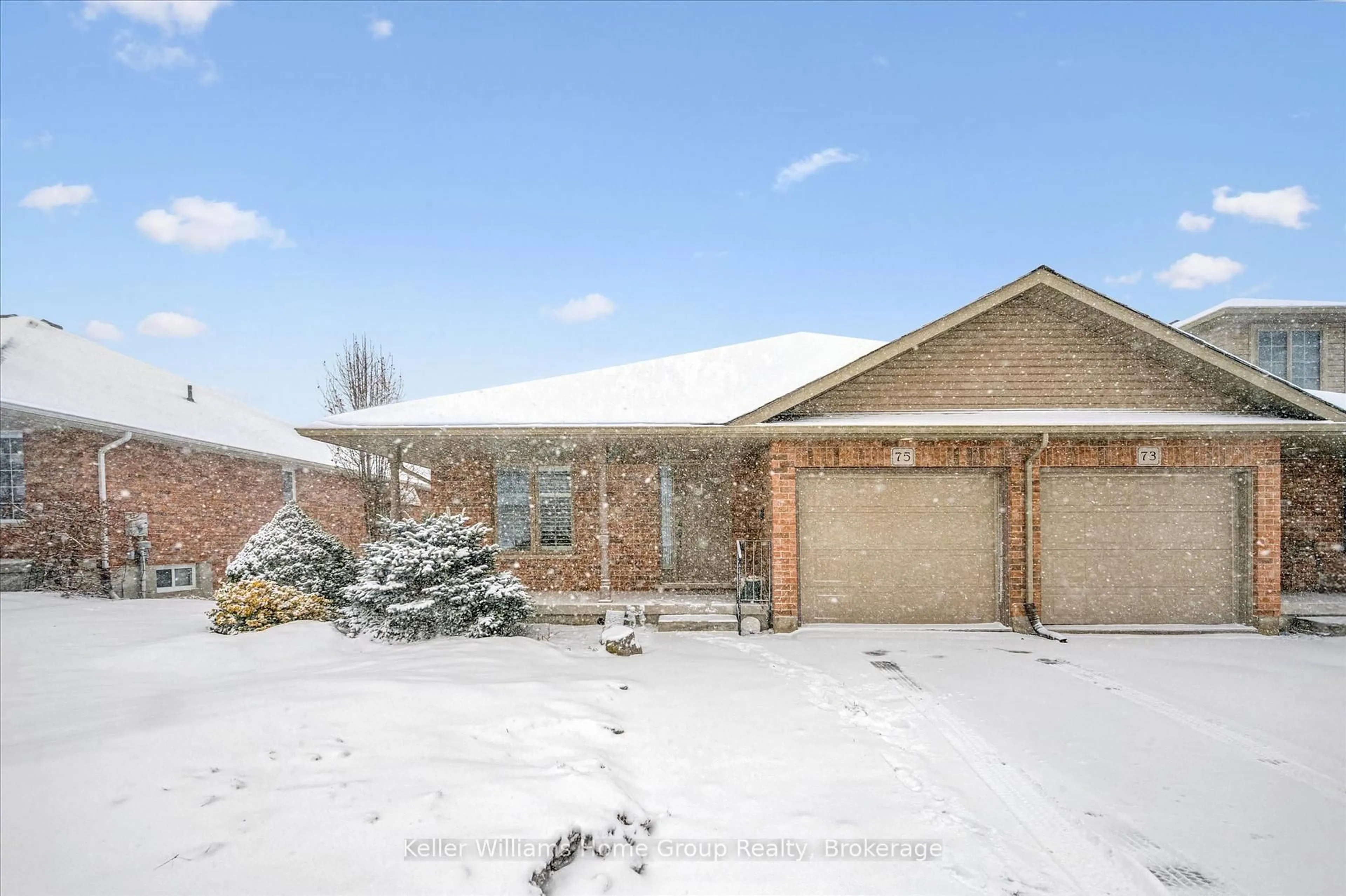 Home with brick exterior material, street for 75 Patrick Blvd, Centre Wellington Ontario N0B 1S0