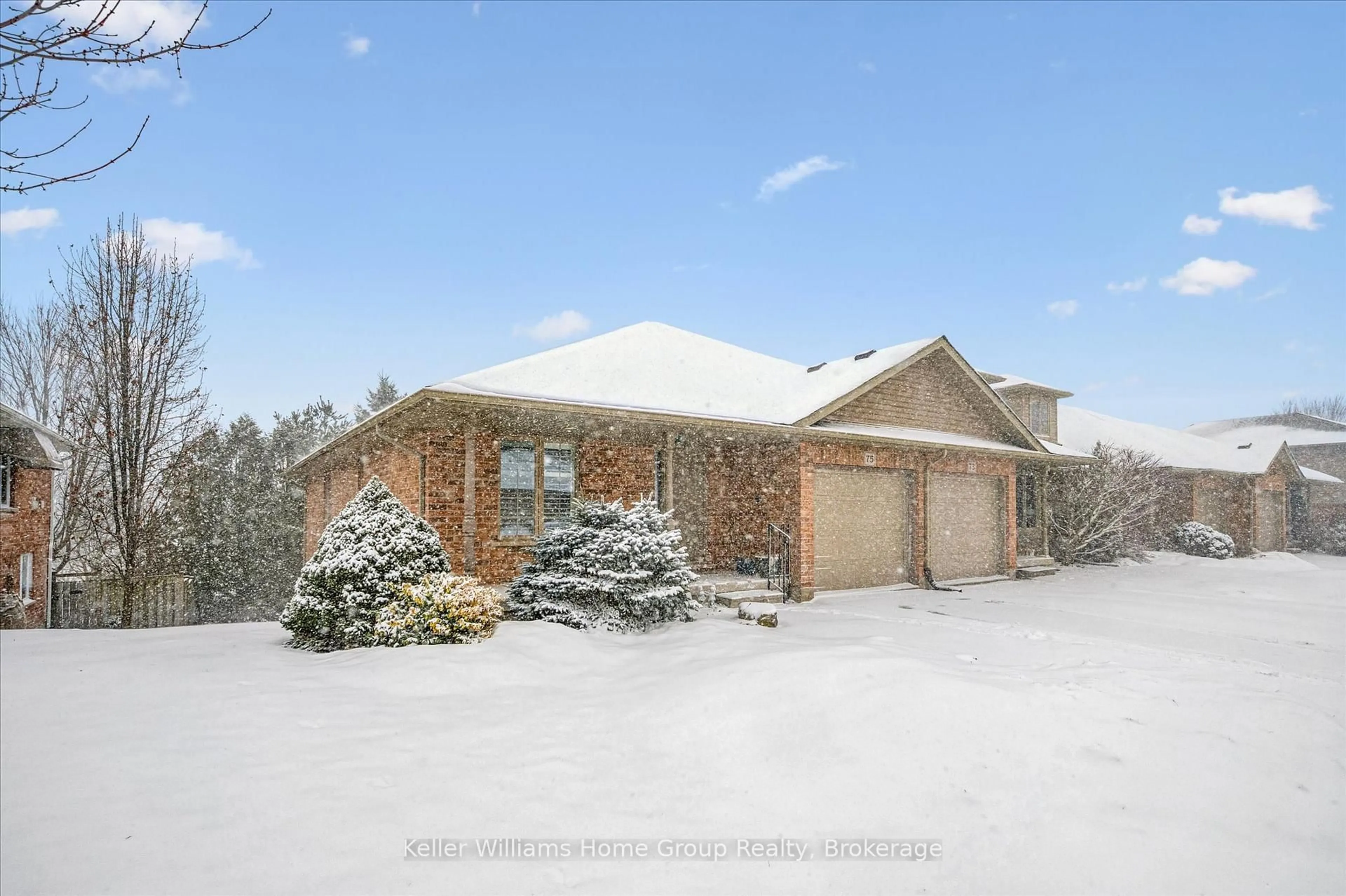 Home with brick exterior material, street for 75 Patrick Blvd, Centre Wellington Ontario N0B 1S0