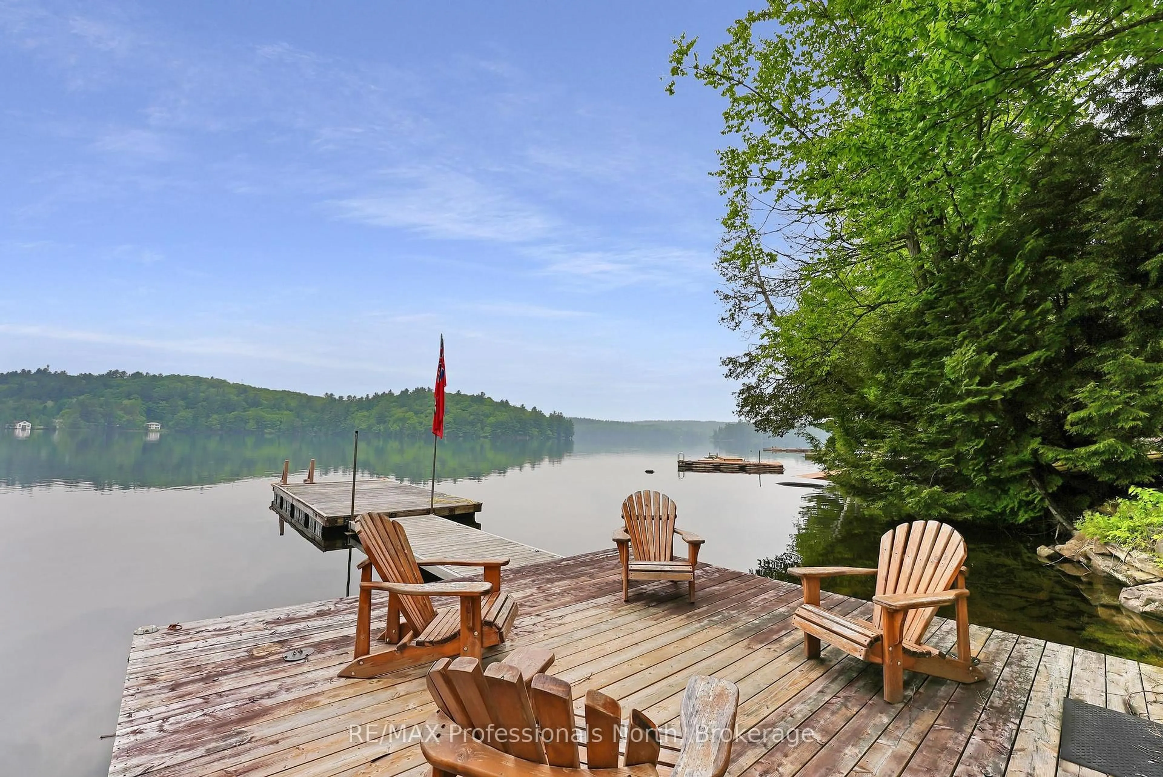 Patio, water/lake/river/ocean view for 1093 Comak Cres, Algonquin Highlands Ontario K0M 1S0