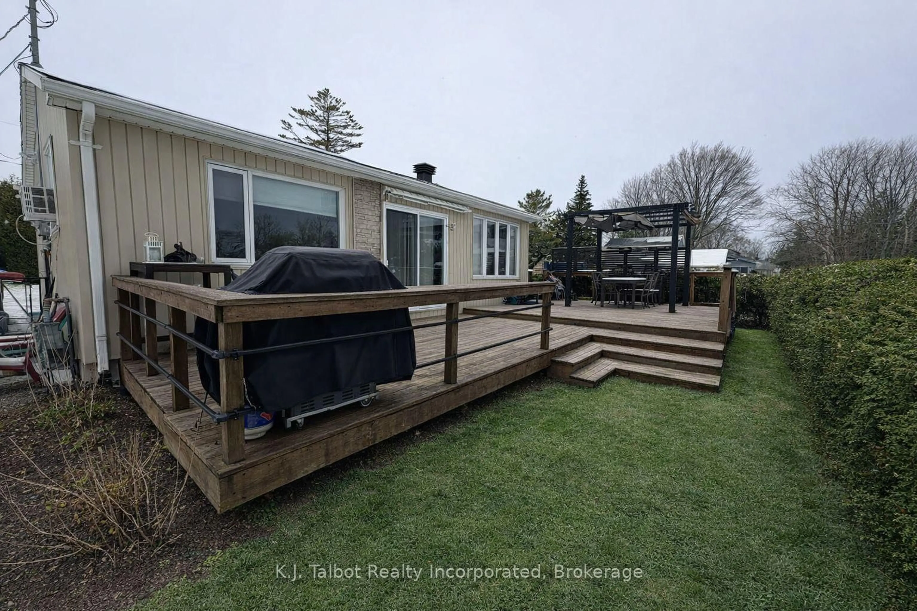 Patio, water/lake/river/ocean view for 9 Ravine Park Rd, Central Huron Ontario N7A 3X8