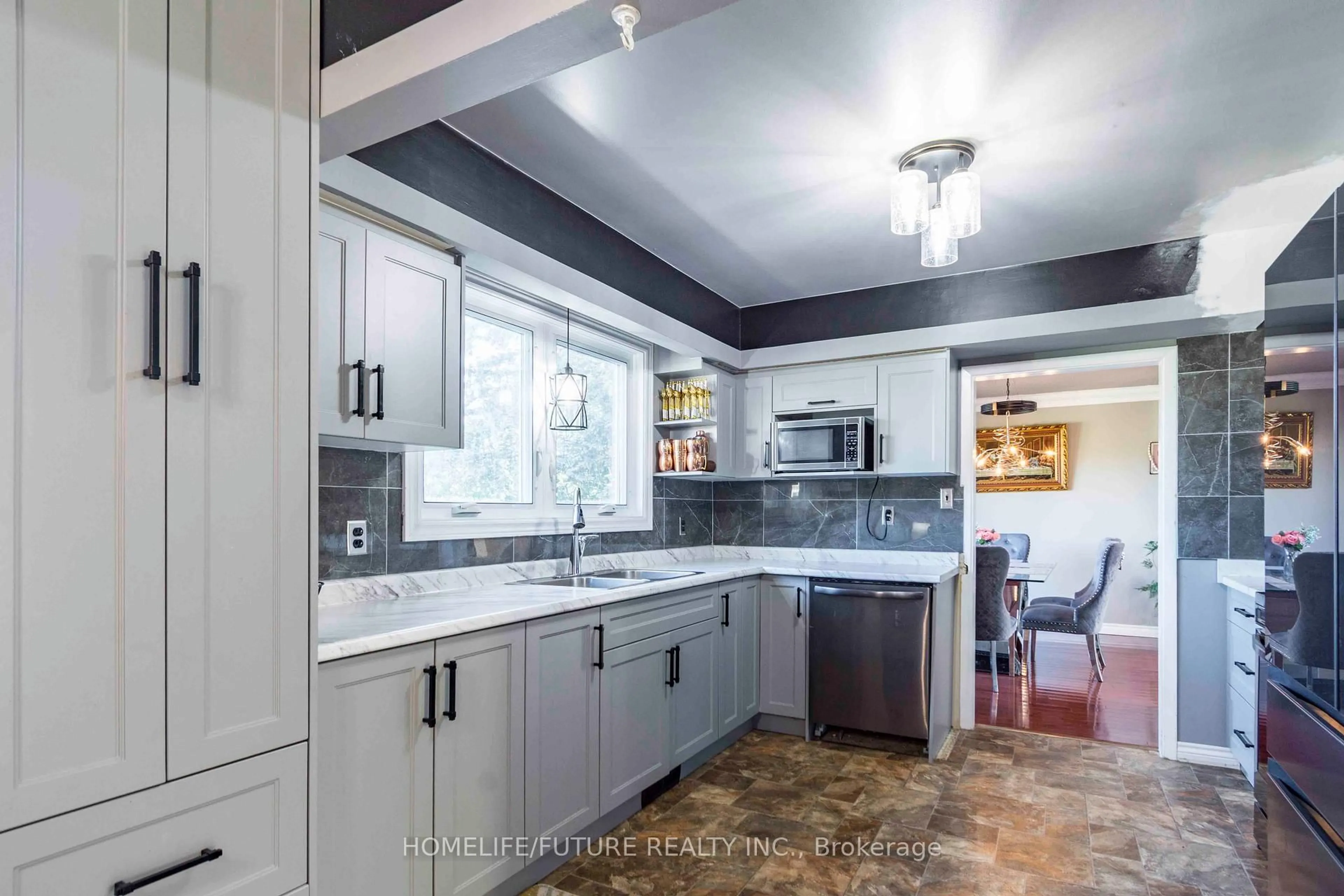 Open concept kitchen, ceramic/tile floor for 120 North Shore Rd, Alnwick/Haldimand Ontario K0K 2G0