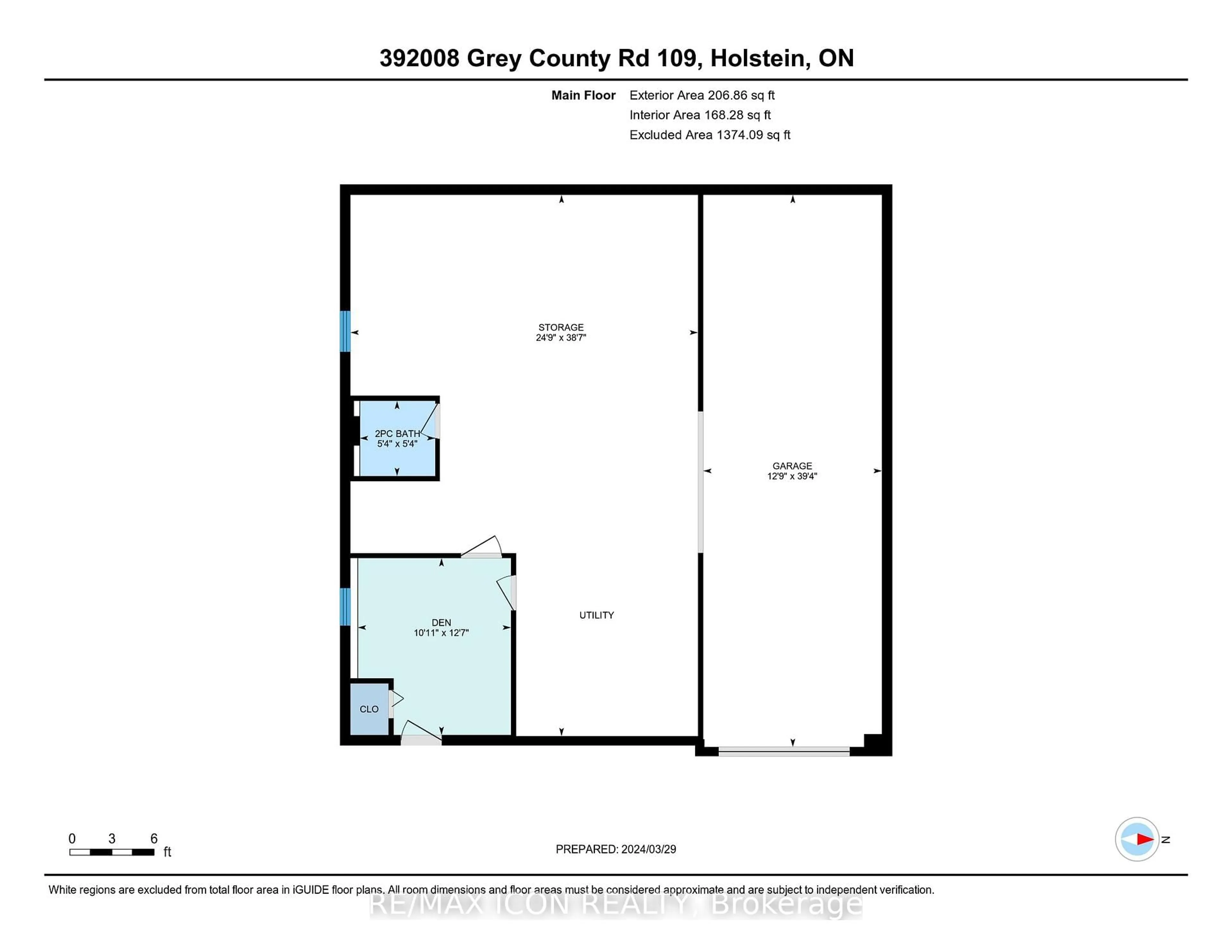 Floor plan for 392008 Main Street County Road 109 Rd, Southgate Ontario N0G 2A0