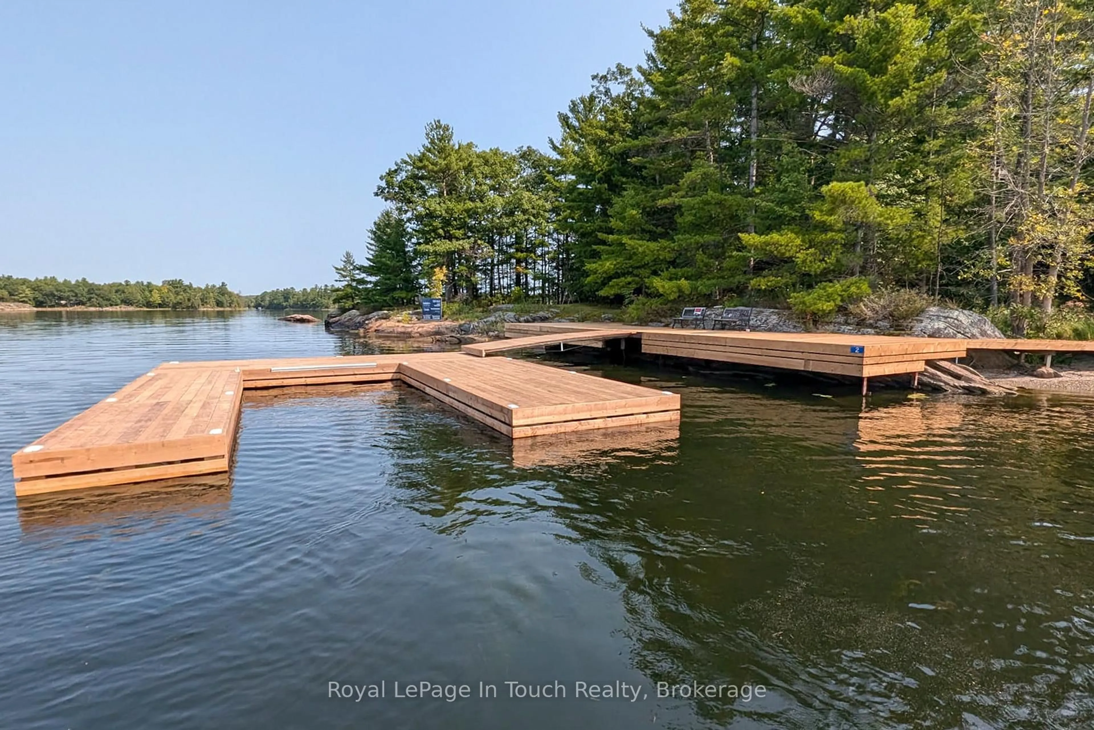 Patio, water/lake/river/ocean view for 2 Island 880, Georgian Bay Ontario L0K 1S0