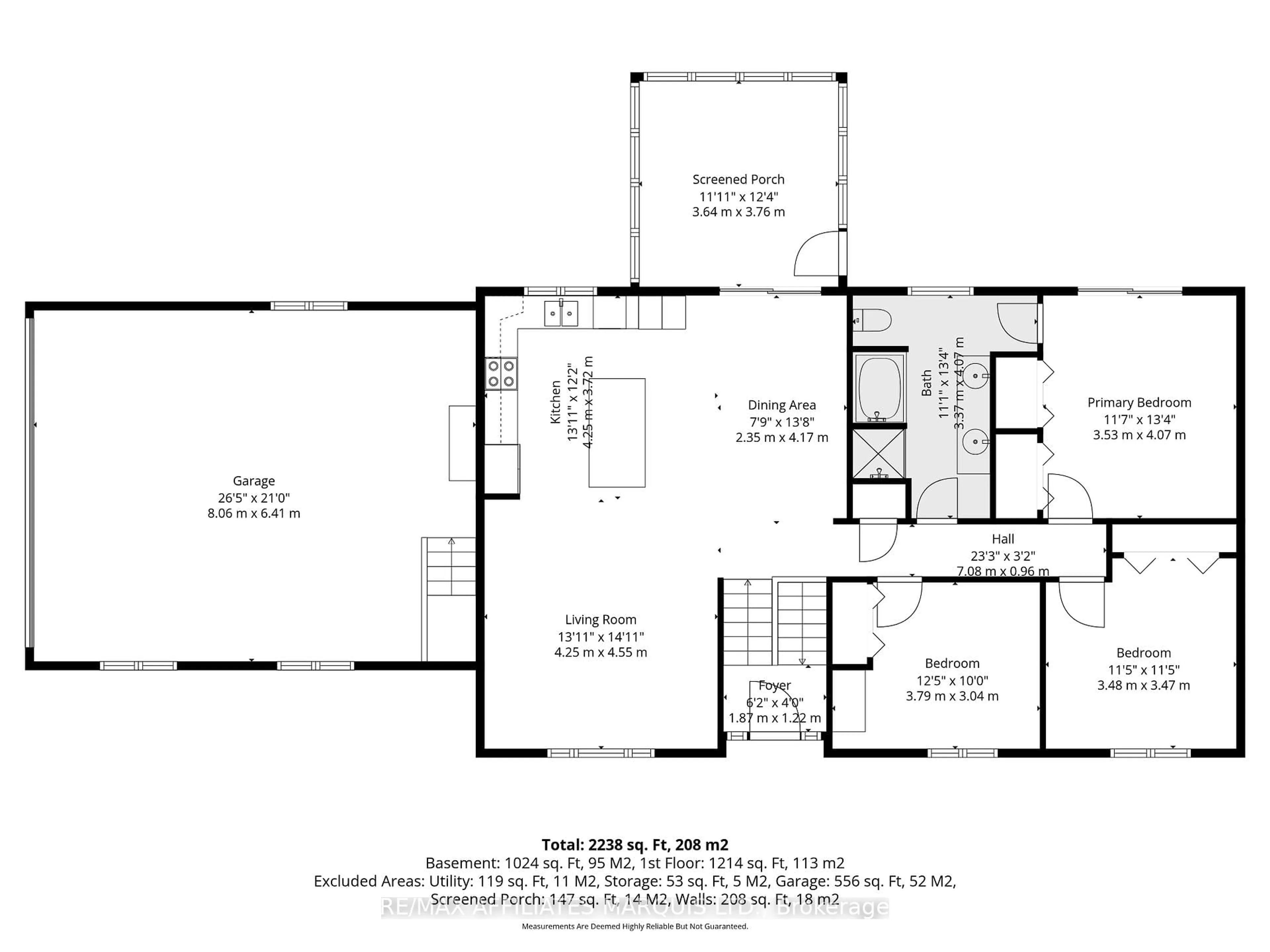 Floor plan for 16610 County Rd 36 Rd, South Stormont Ontario K0C 1P0