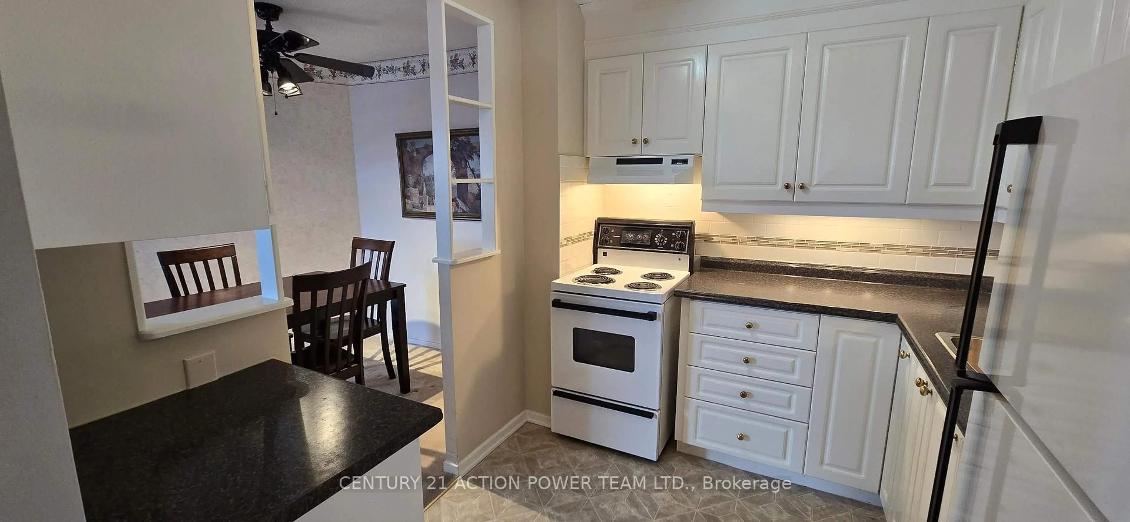 Standard kitchen, wood/laminate floor for 915 Elmsmere Rd #1106, Ottawa Ontario K1J 8H8