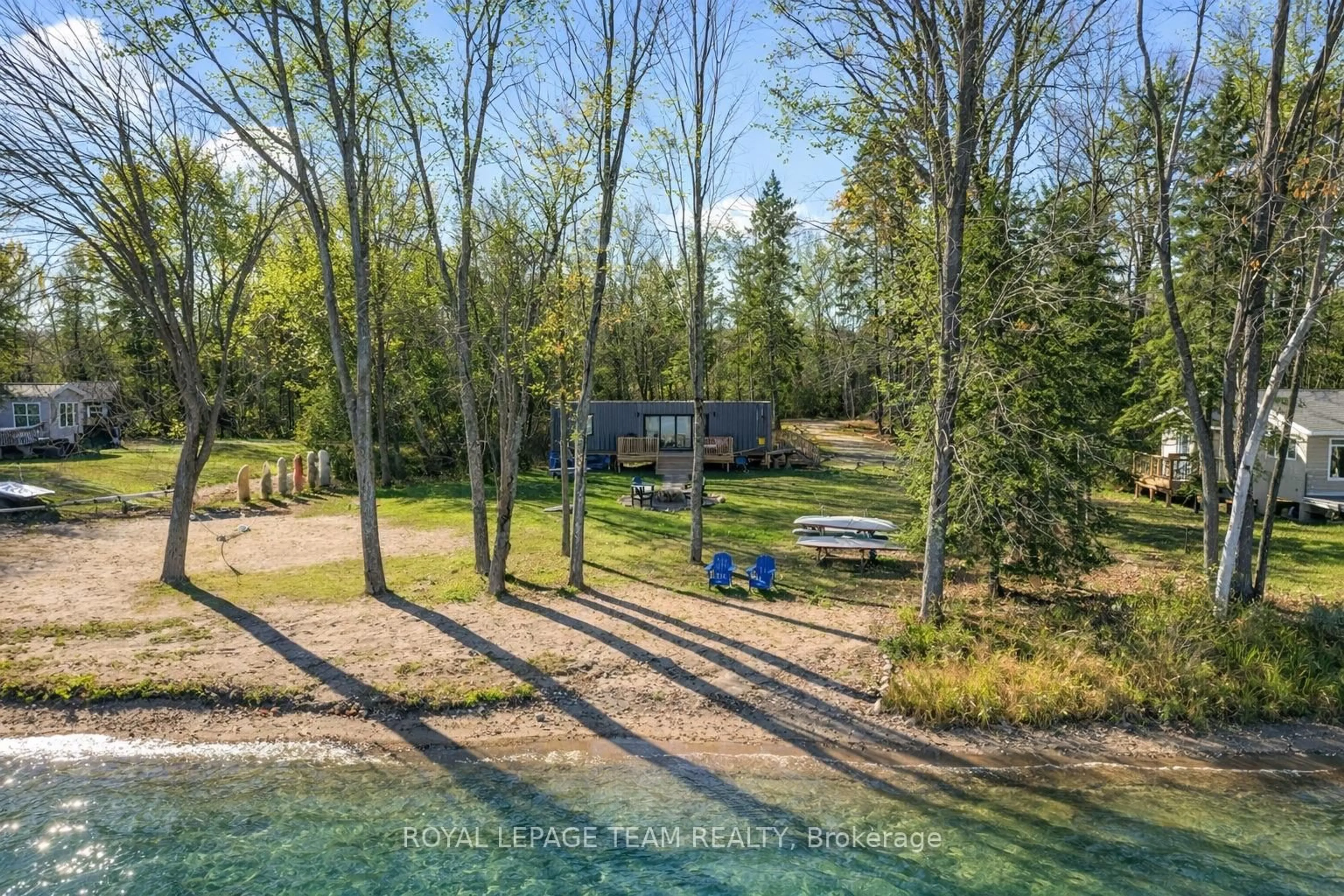 A pic from outside/outdoor area/front of a property/back of a property/a pic from drone, water/lake/river/ocean view for 67 Great Heron Lane, Killaloe Ontario K0J 2A0