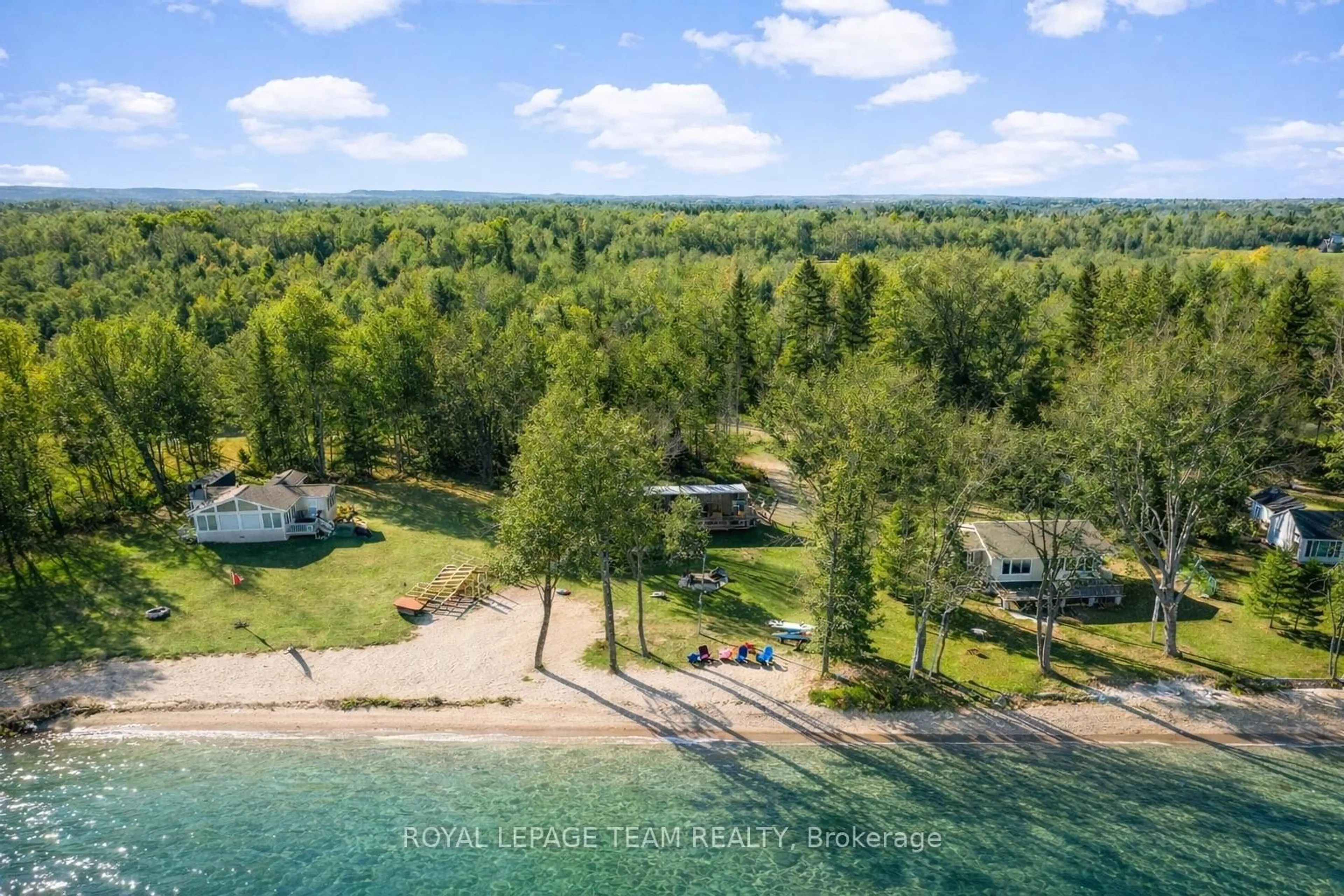 A pic from outside/outdoor area/front of a property/back of a property/a pic from drone, water/lake/river/ocean view for 67 Great Heron Lane, Killaloe Ontario K0J 2A0