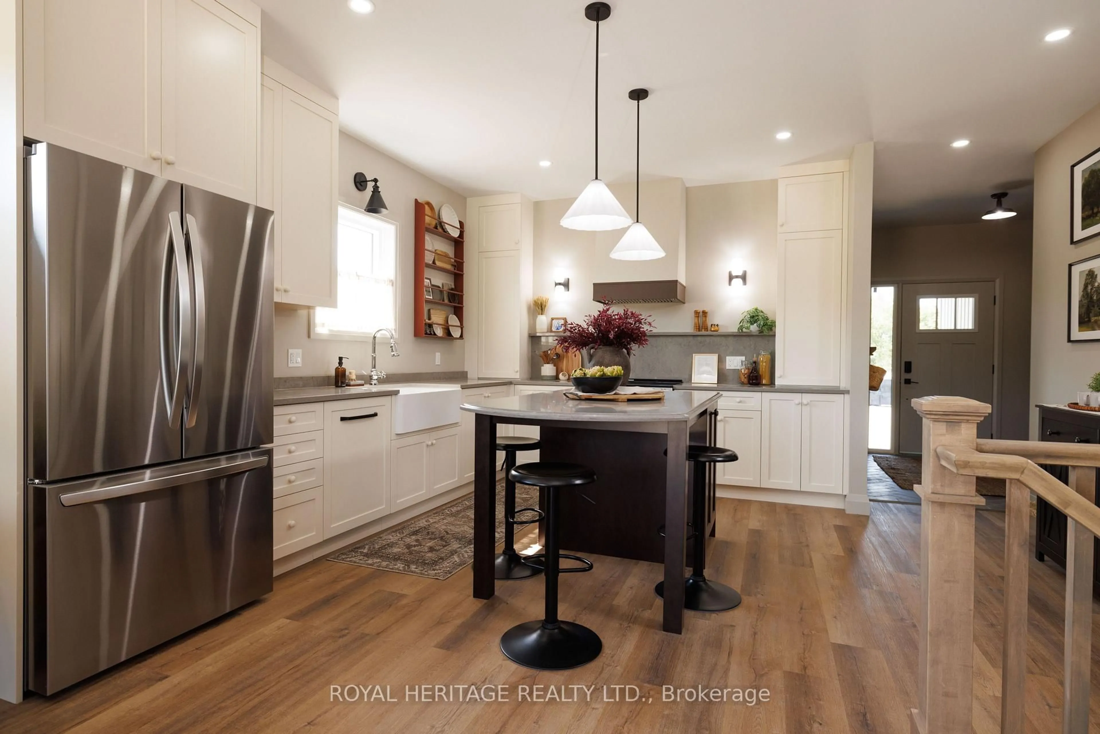 Contemporary kitchen, ceramic/tile floor for Lot 33 River Rapids Rd, Hastings Ontario K0K 2C0