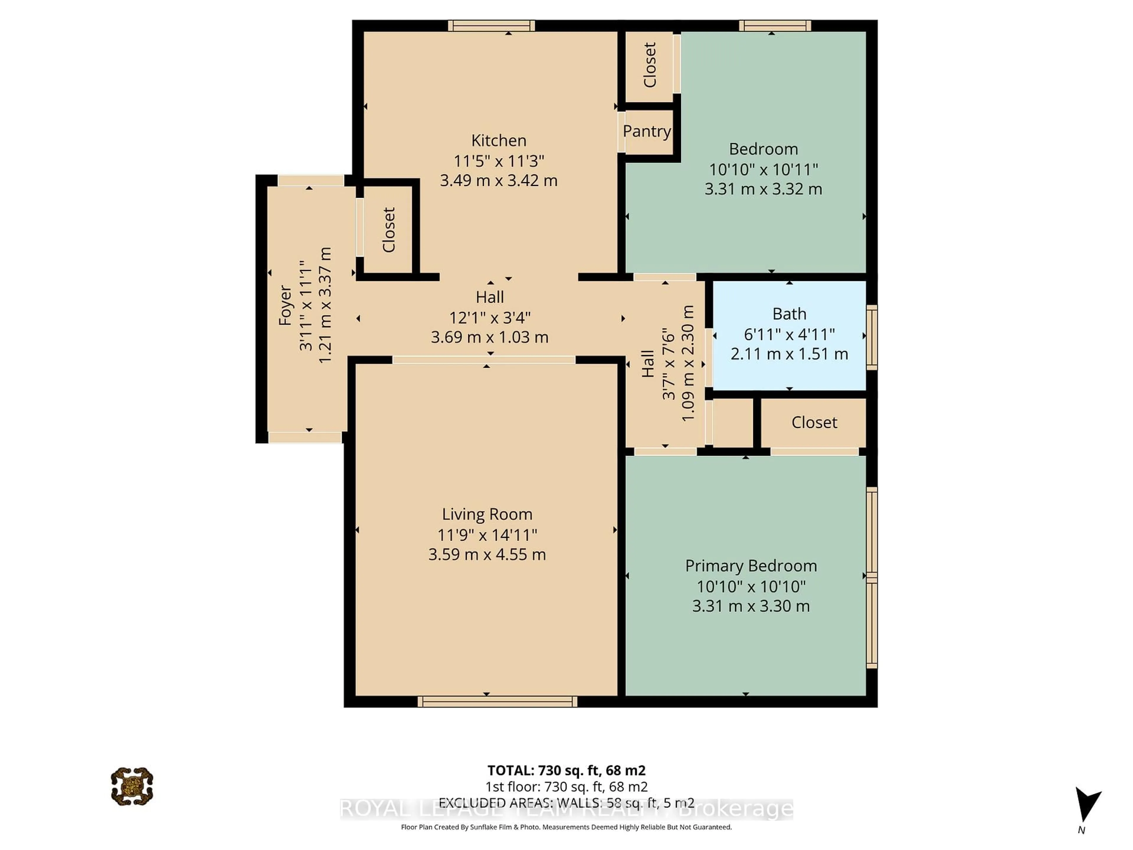 Floor plan for 270 Beechwood Ave #6, Ottawa Ontario K1L 8A6