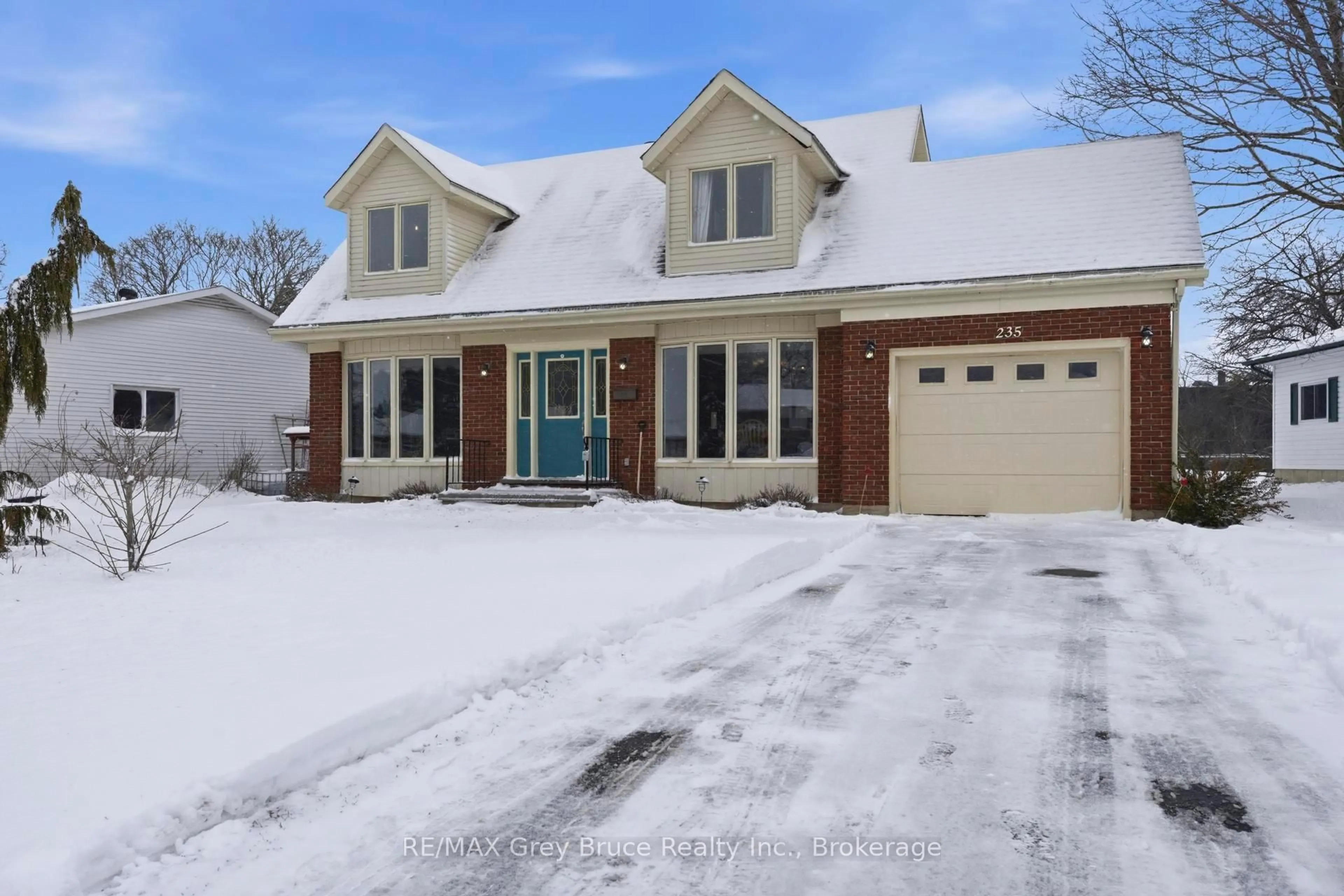 Home with brick exterior material, street for 235 5th Ave, Hanover Ontario N4N 2C3