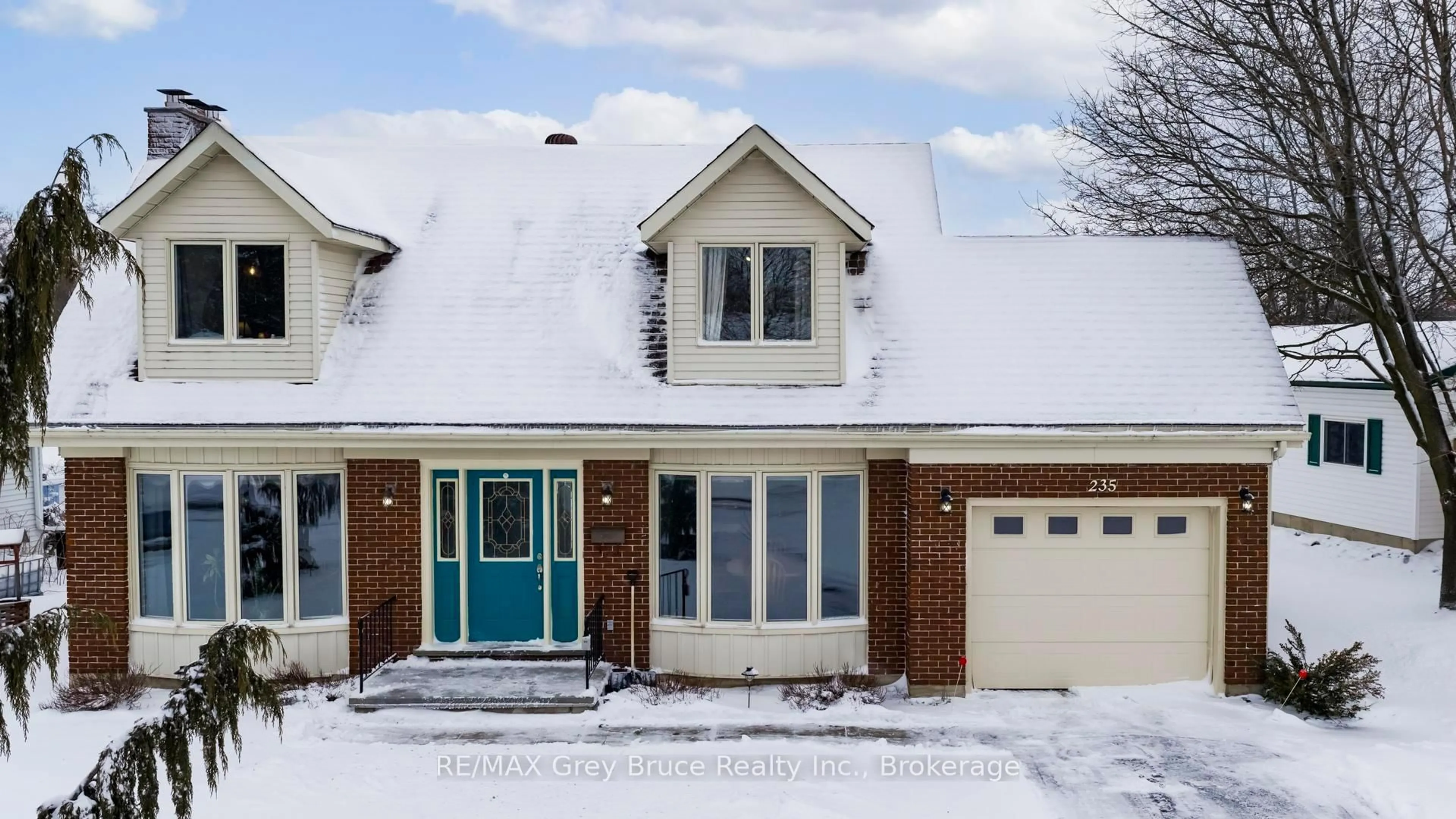 Home with brick exterior material, street for 235 5th Ave, Hanover Ontario N4N 2C3