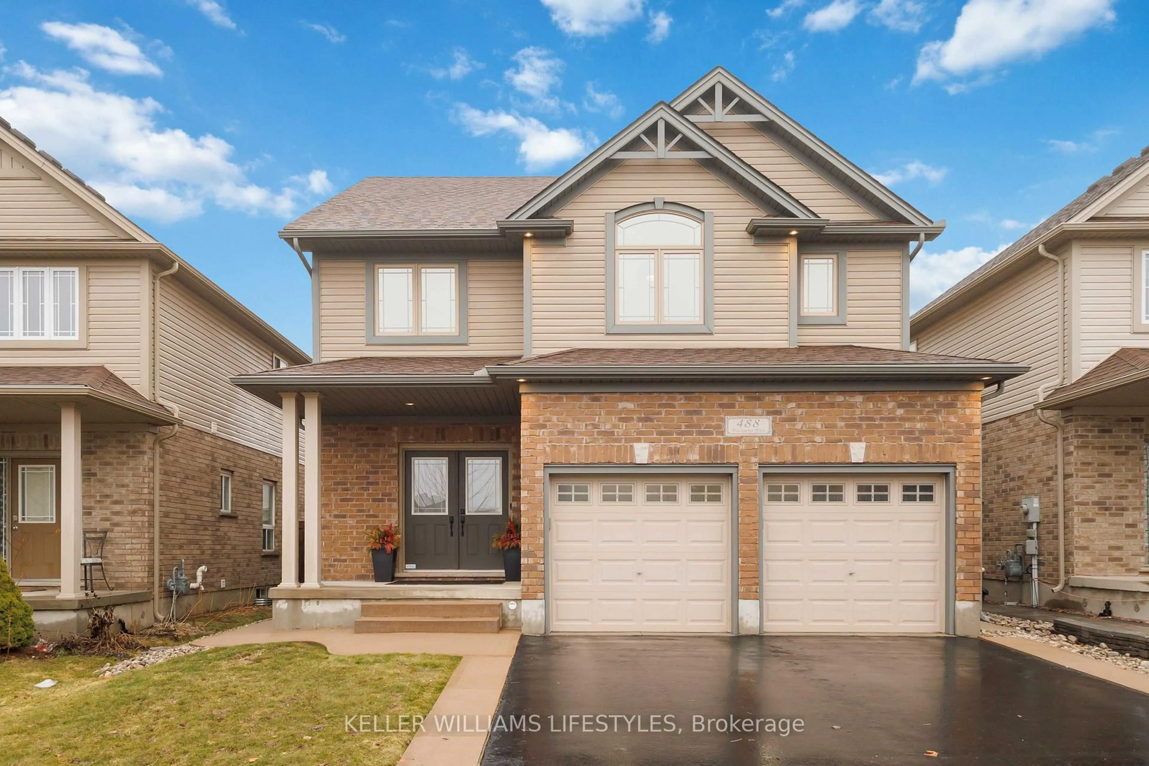 Home with brick exterior material, street for 488 Blackacres Blvd, London North Ontario N6G 0J6