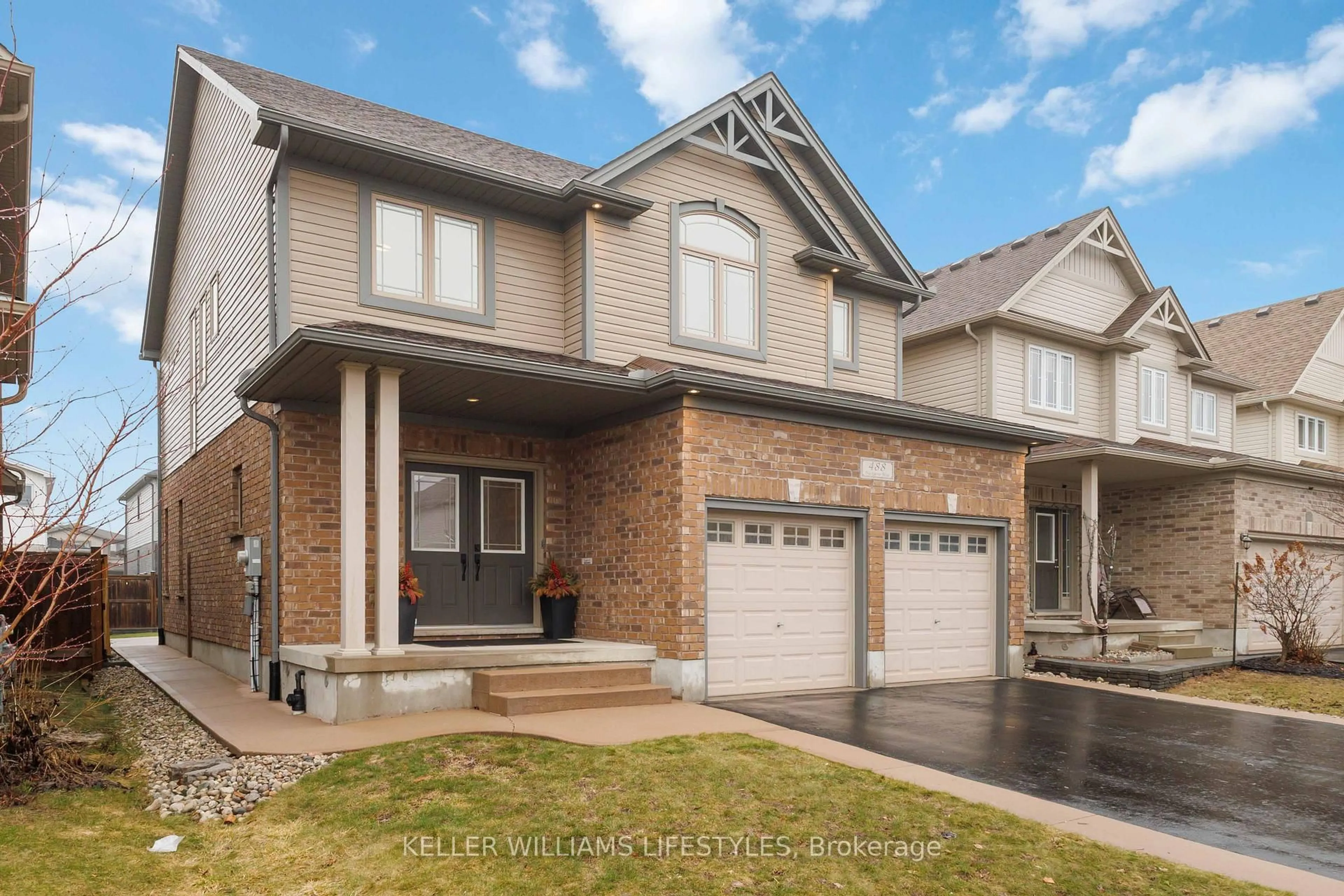 Home with brick exterior material, street for 488 Blackacres Blvd, London North Ontario N6G 0J6