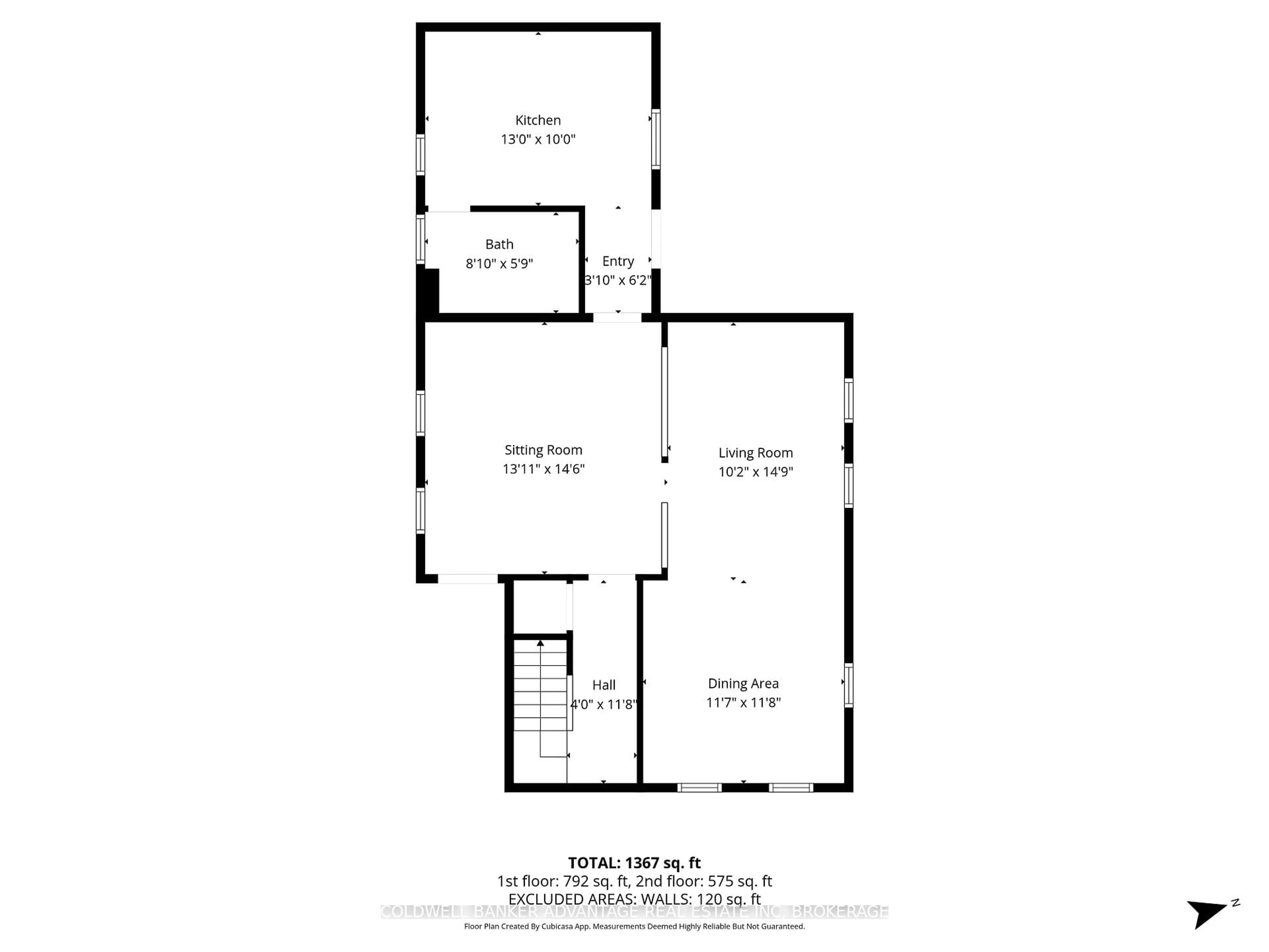 Floor plan for 592 Fielden Ave, Port Colborne Ontario L3K 4V4