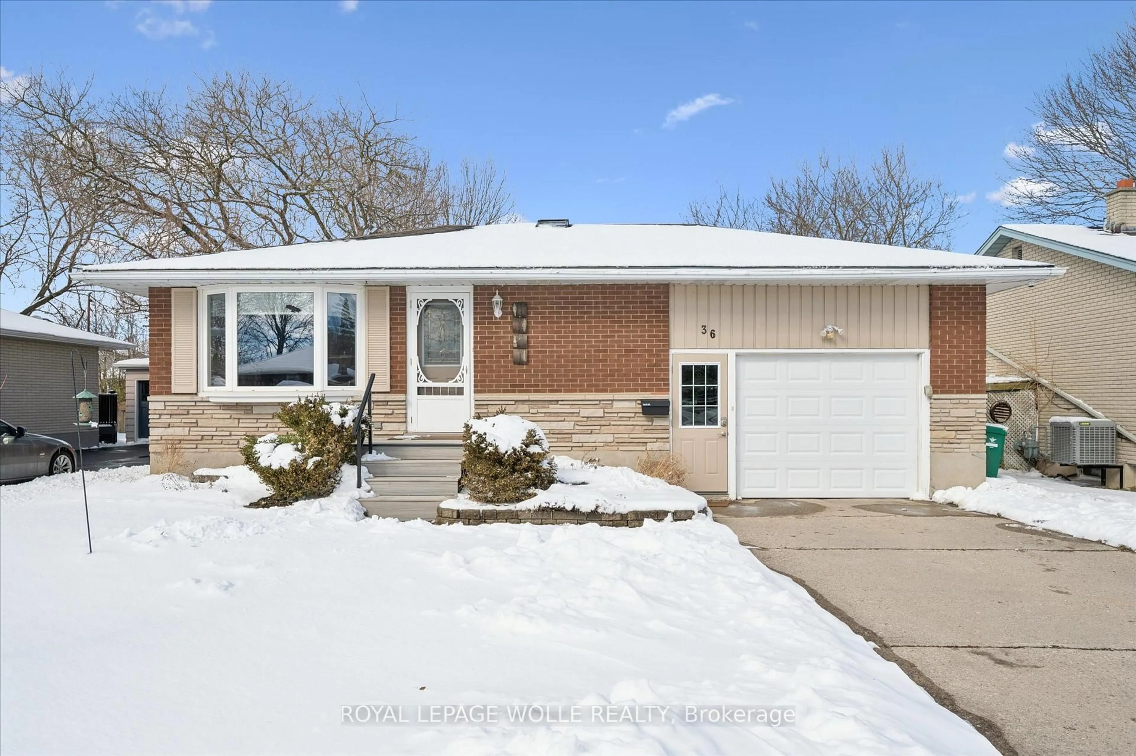 Home with brick exterior material, street for 36 Bluejay Rd, Woolwich Ontario N3B 1J4