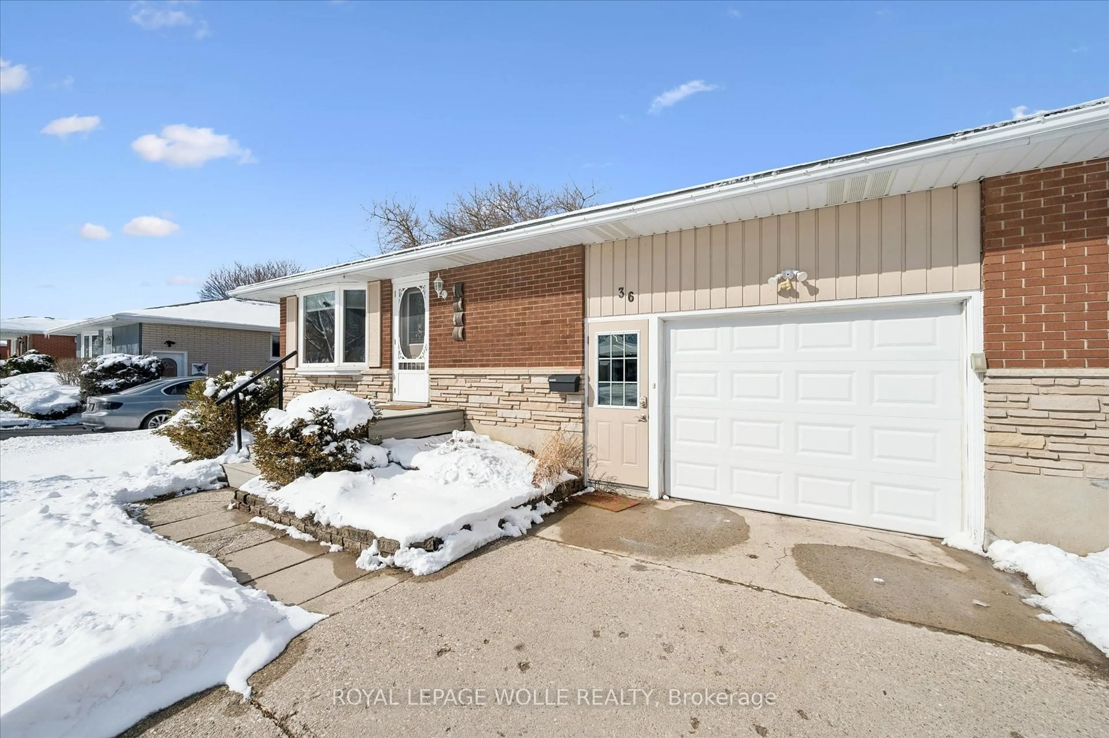 Home with brick exterior material, street for 36 Bluejay Rd, Woolwich Ontario N3B 1J4