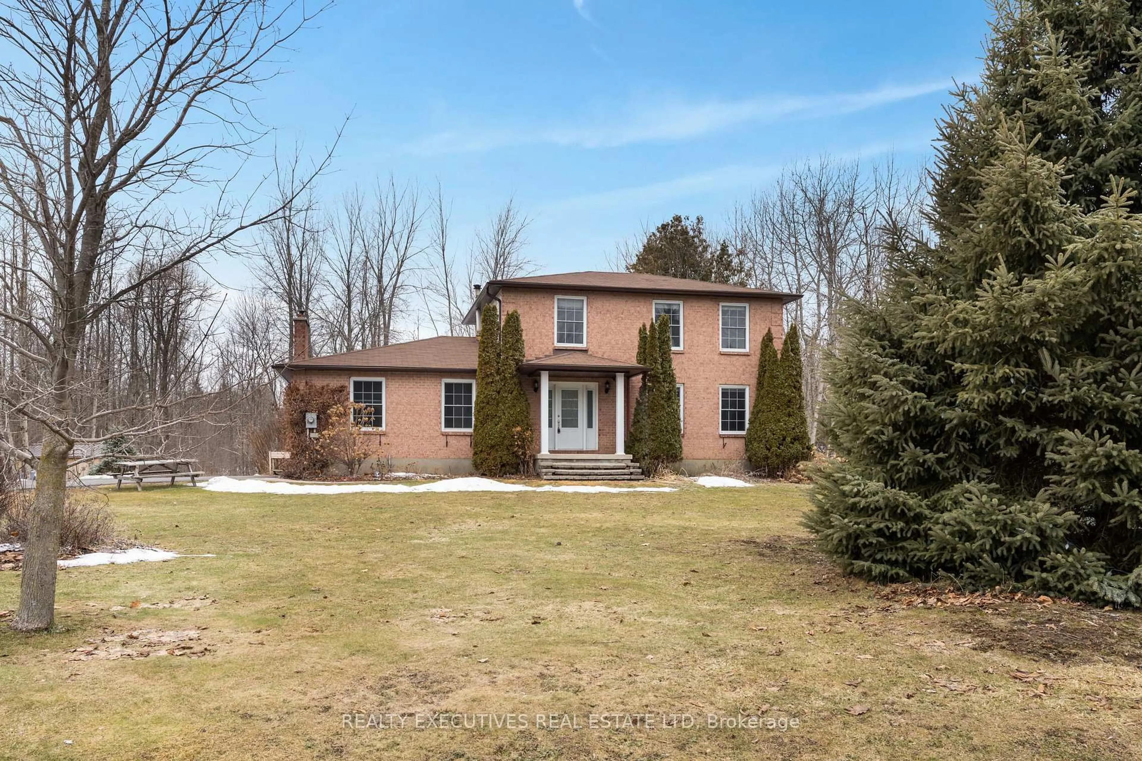 A pic from outside/outdoor area/front of a property/back of a property/a pic from drone, street for 11943 Forest Hill Rd, North Dundas Ontario K0C 2K0