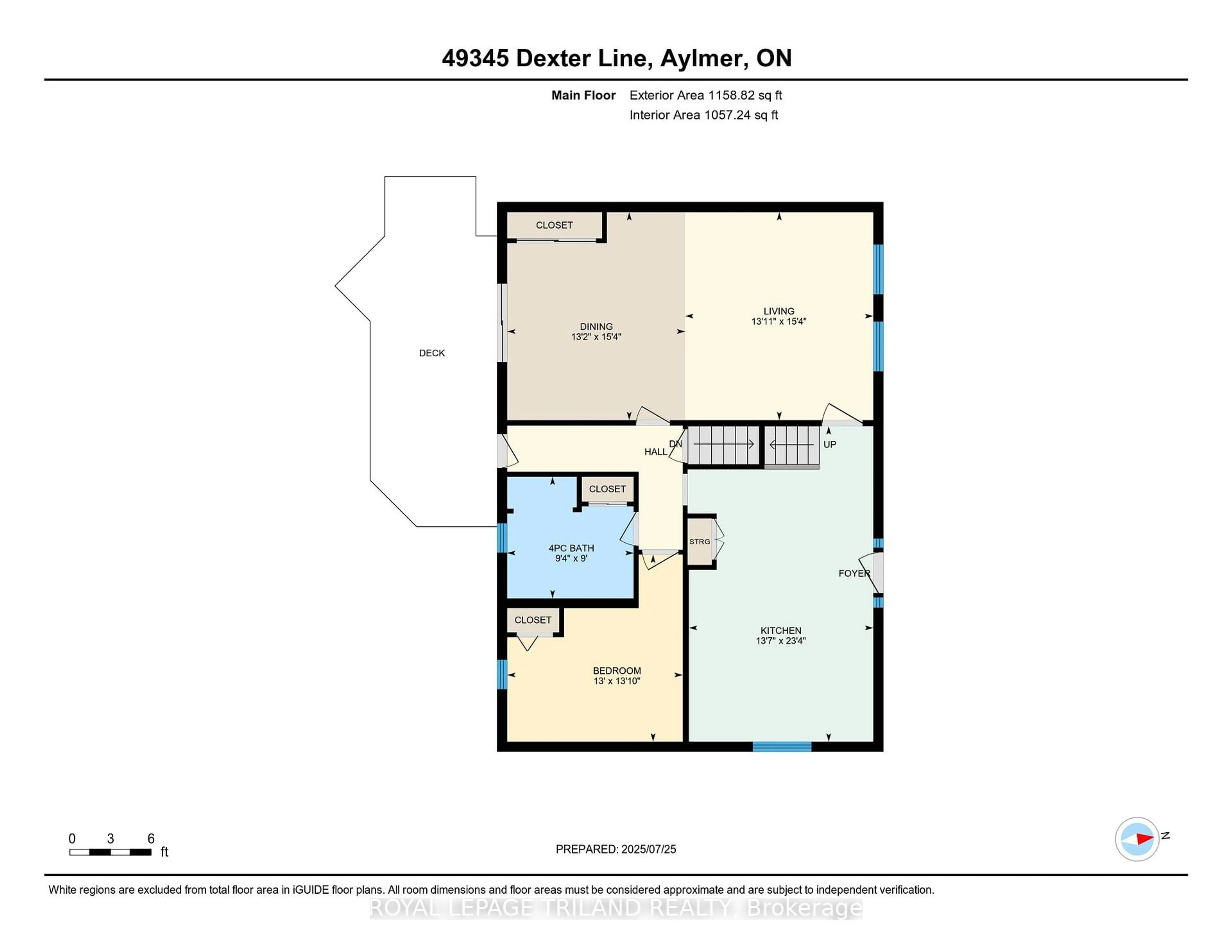 Floor plan for 49345 DEXTER Line, Malahide Ontario N5H 2R2
