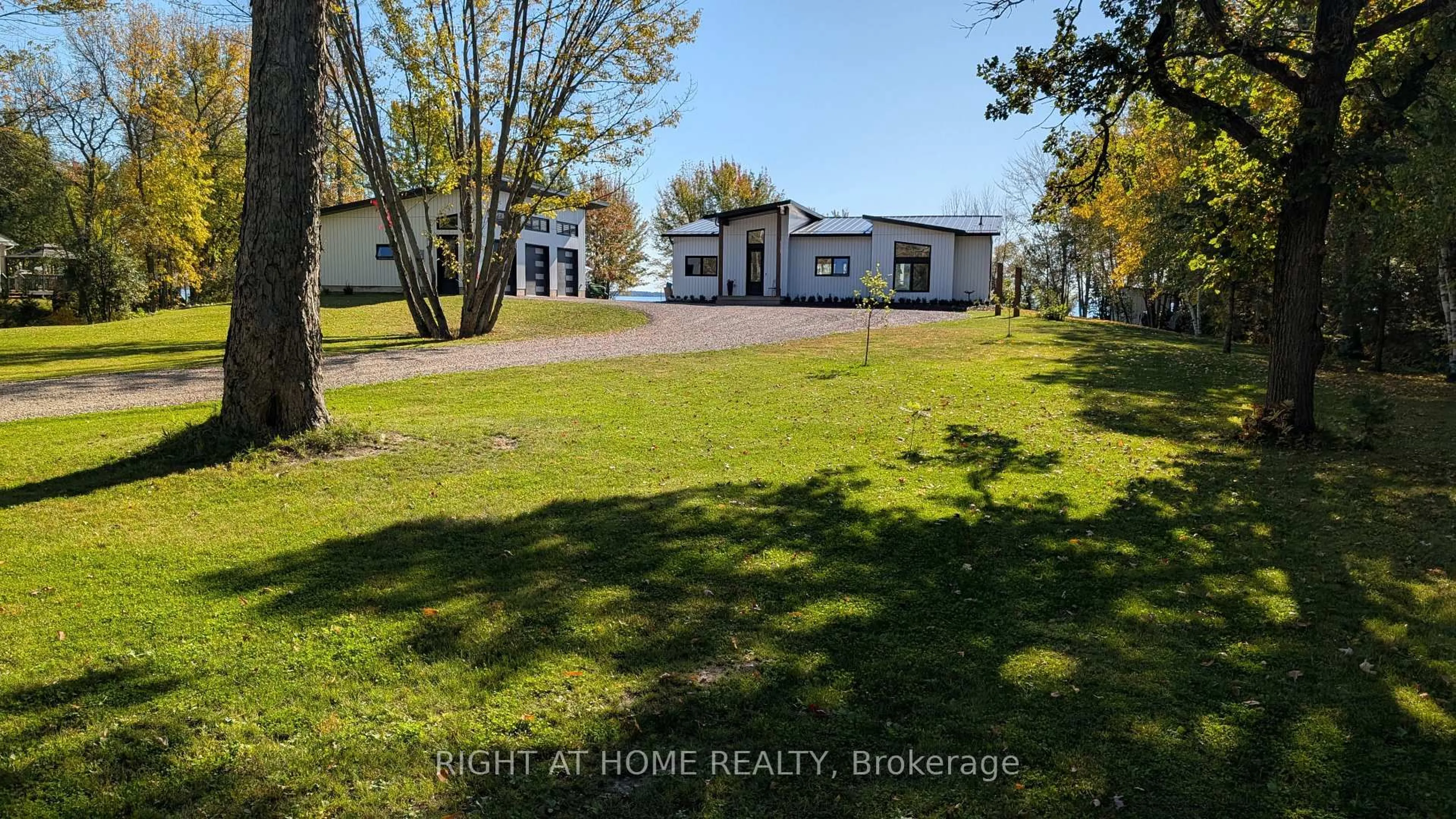A pic from outside/outdoor area/front of a property/back of a property/a pic from drone, water/lake/river/ocean view for 134 Glenrock Rd, West Nipissing Ontario P2B 2M5