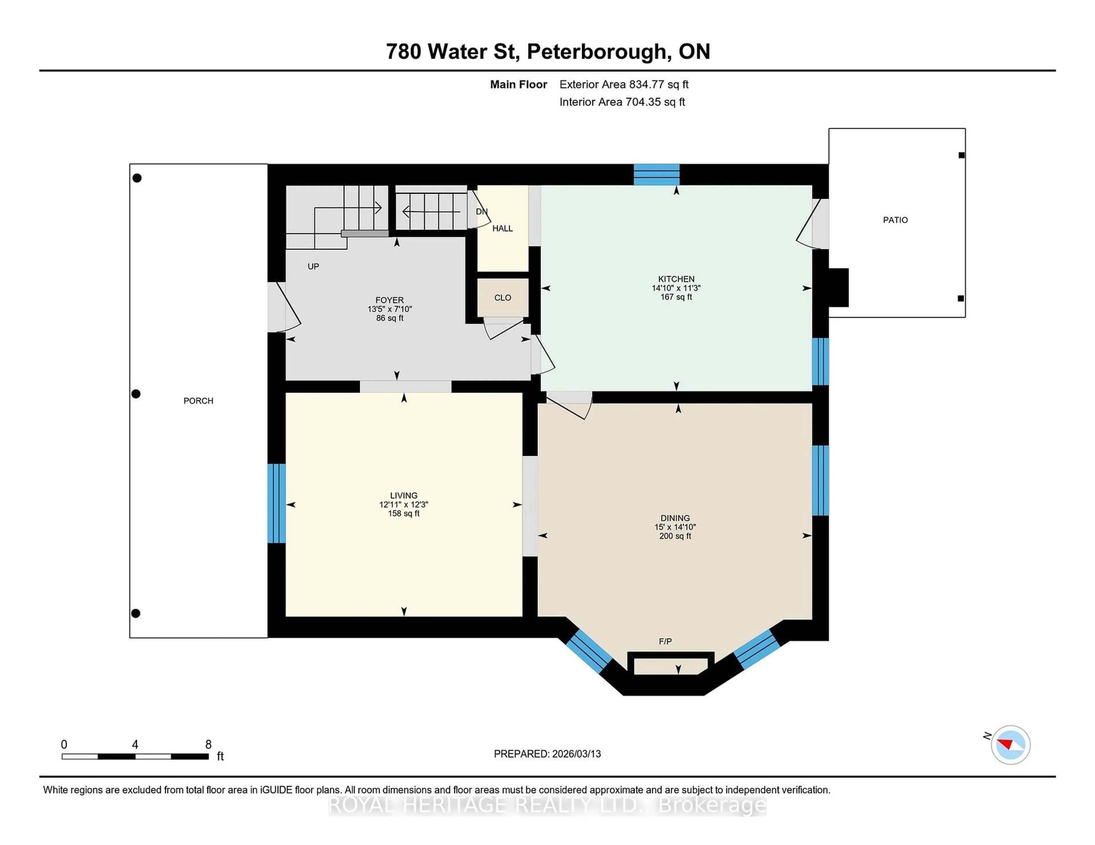 Floor plan for 780 Water St, Peterborough Ontario K9H 3N6