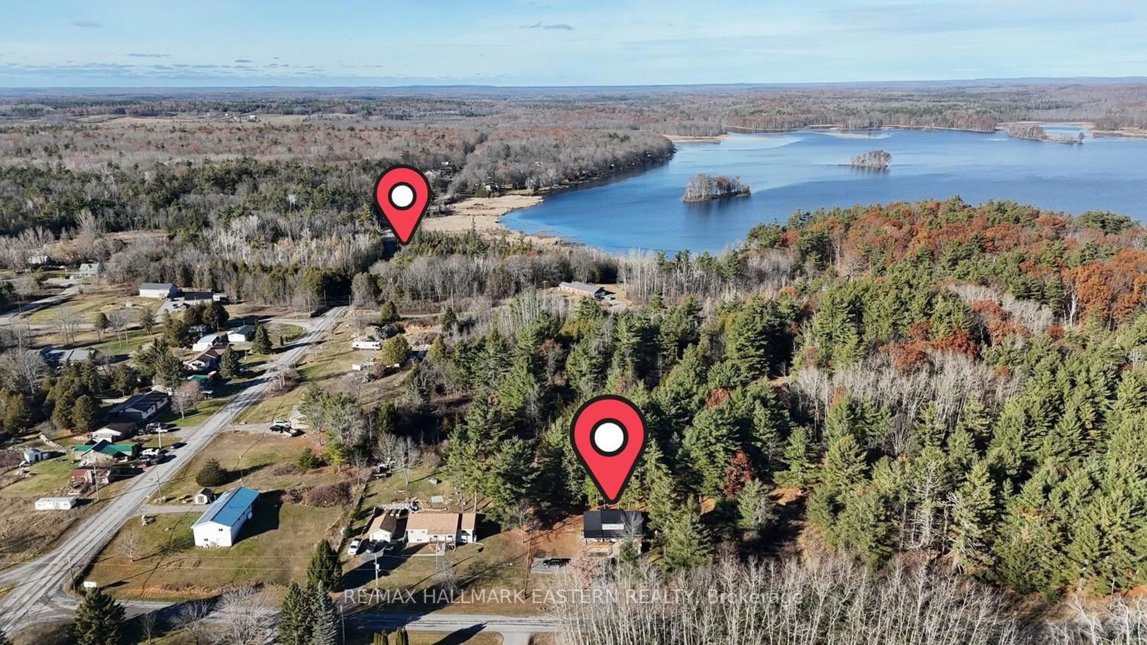 A pic from outside/outdoor area/front of a property/back of a property/a pic from drone, water/lake/river/ocean view for 20 Blairton Tent & Trailer Park Rd, Havelock-Belmont-Methuen Ontario K0L 1Z0