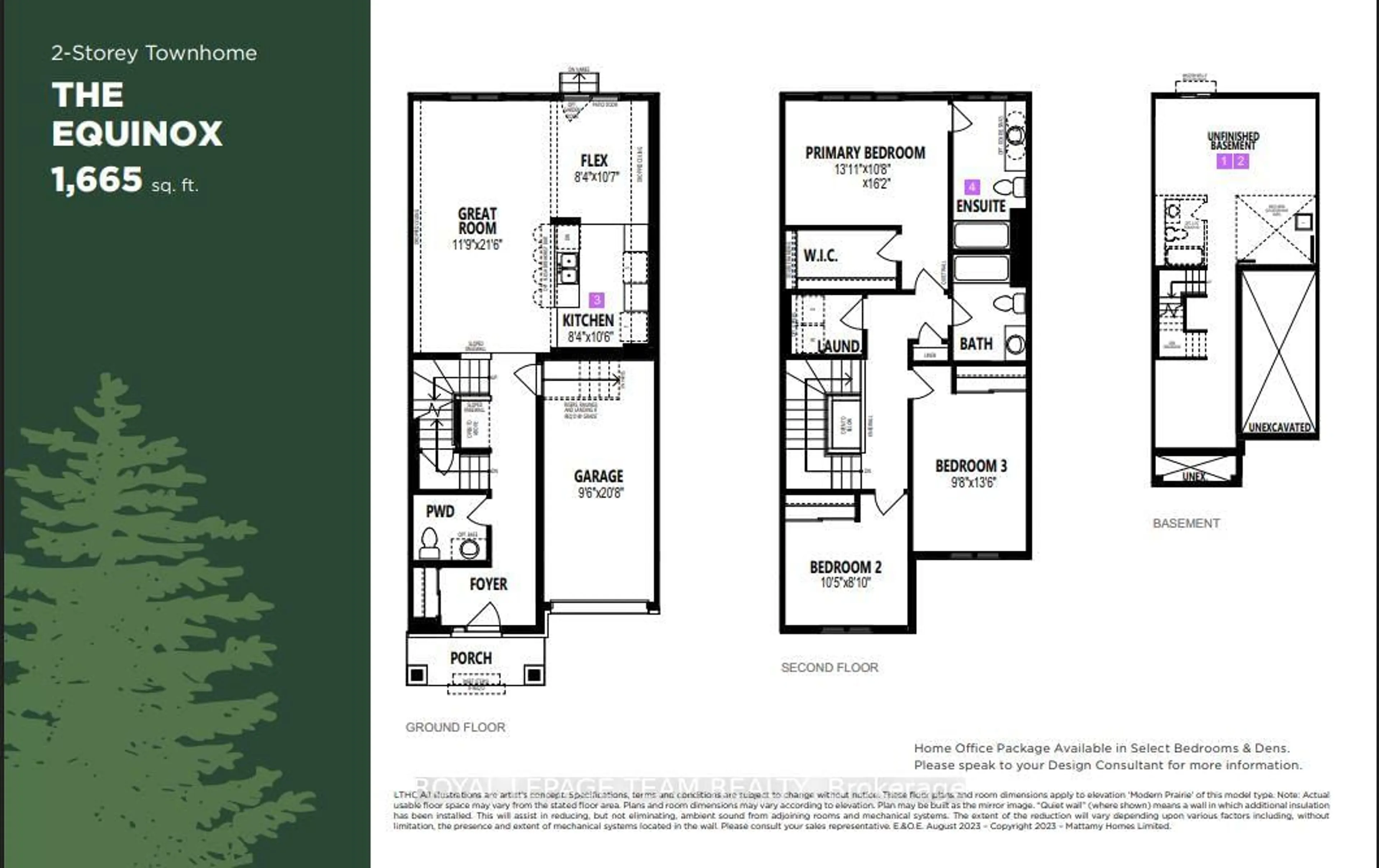 Floor plan for Lot 3626 Oxford Village, North Grenville Ontario K0G 1J0