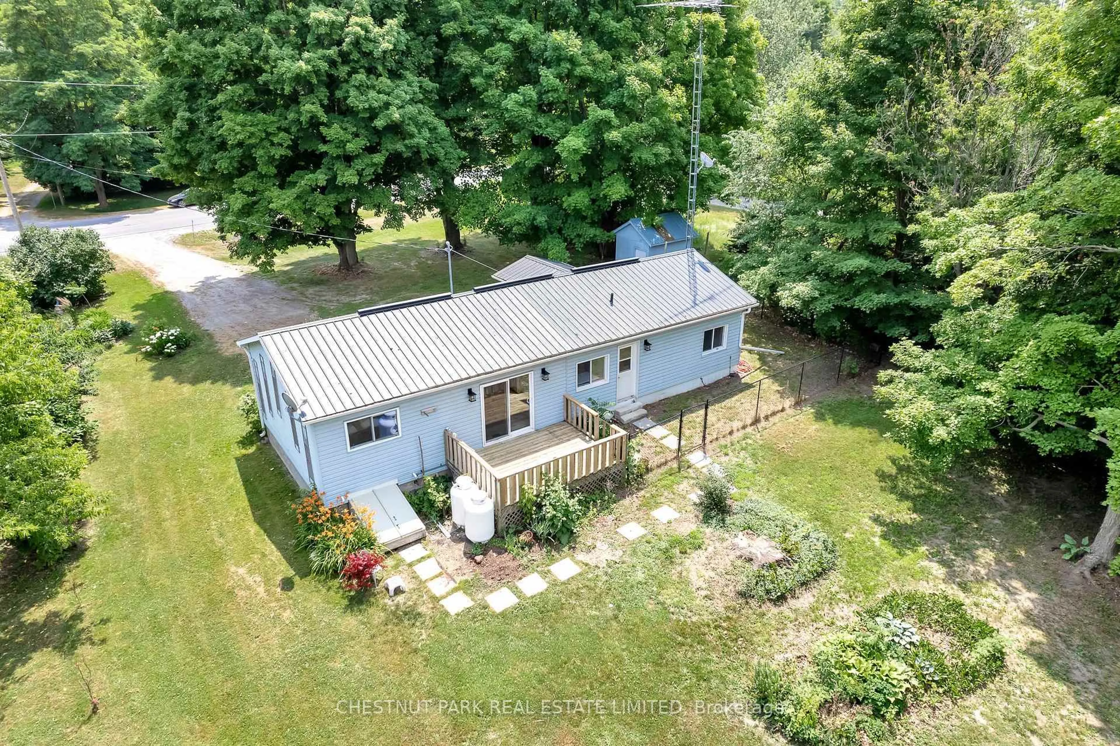 A pic from outside/outdoor area/front of a property/back of a property/a pic from drone, unknown for 976 County Rd 13, Prince Edward County Ontario K0K 2P0