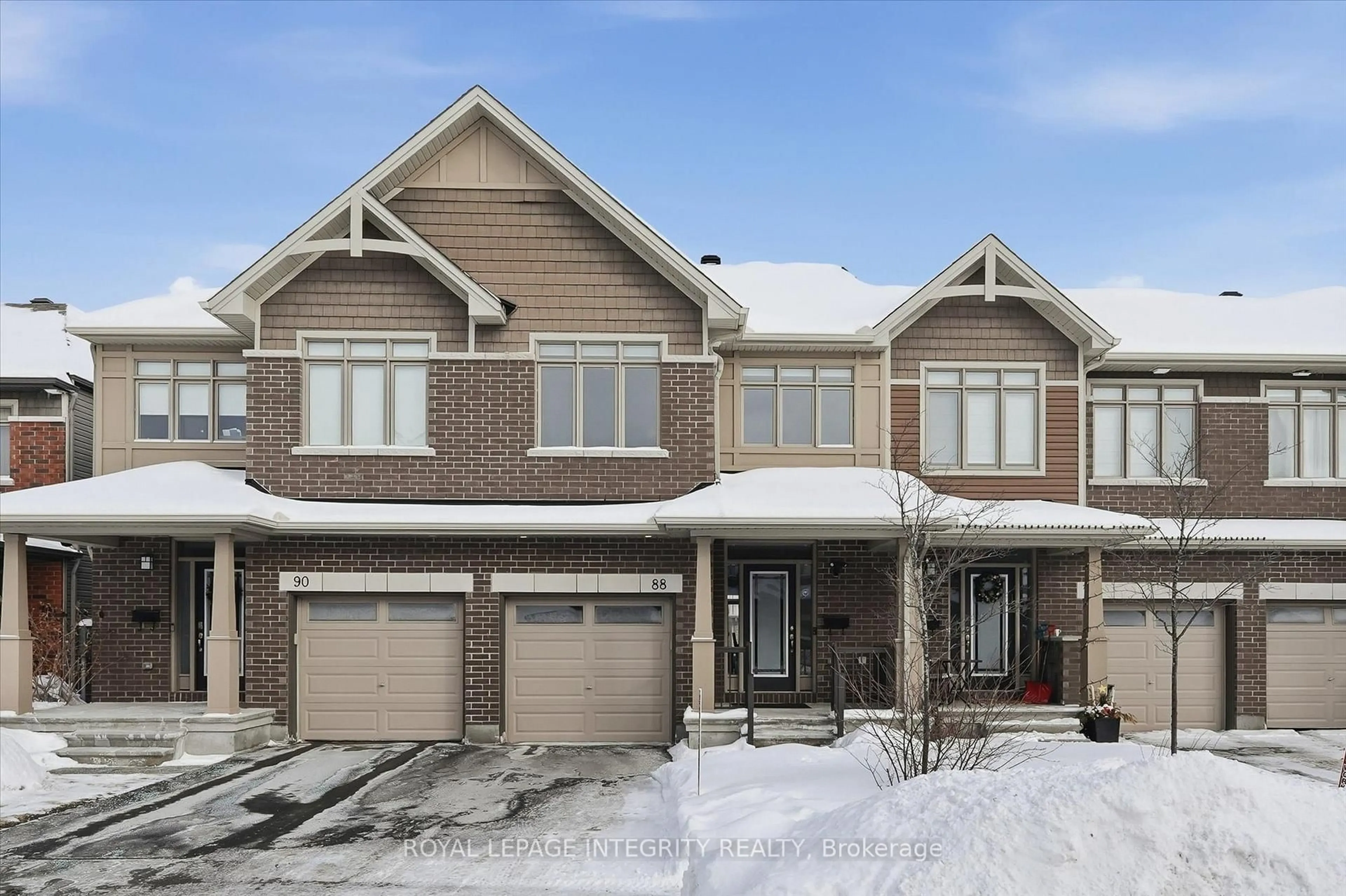 Home with brick exterior material, street for 88 Chevron Pl, Orleans Ontario K1W 0L6
