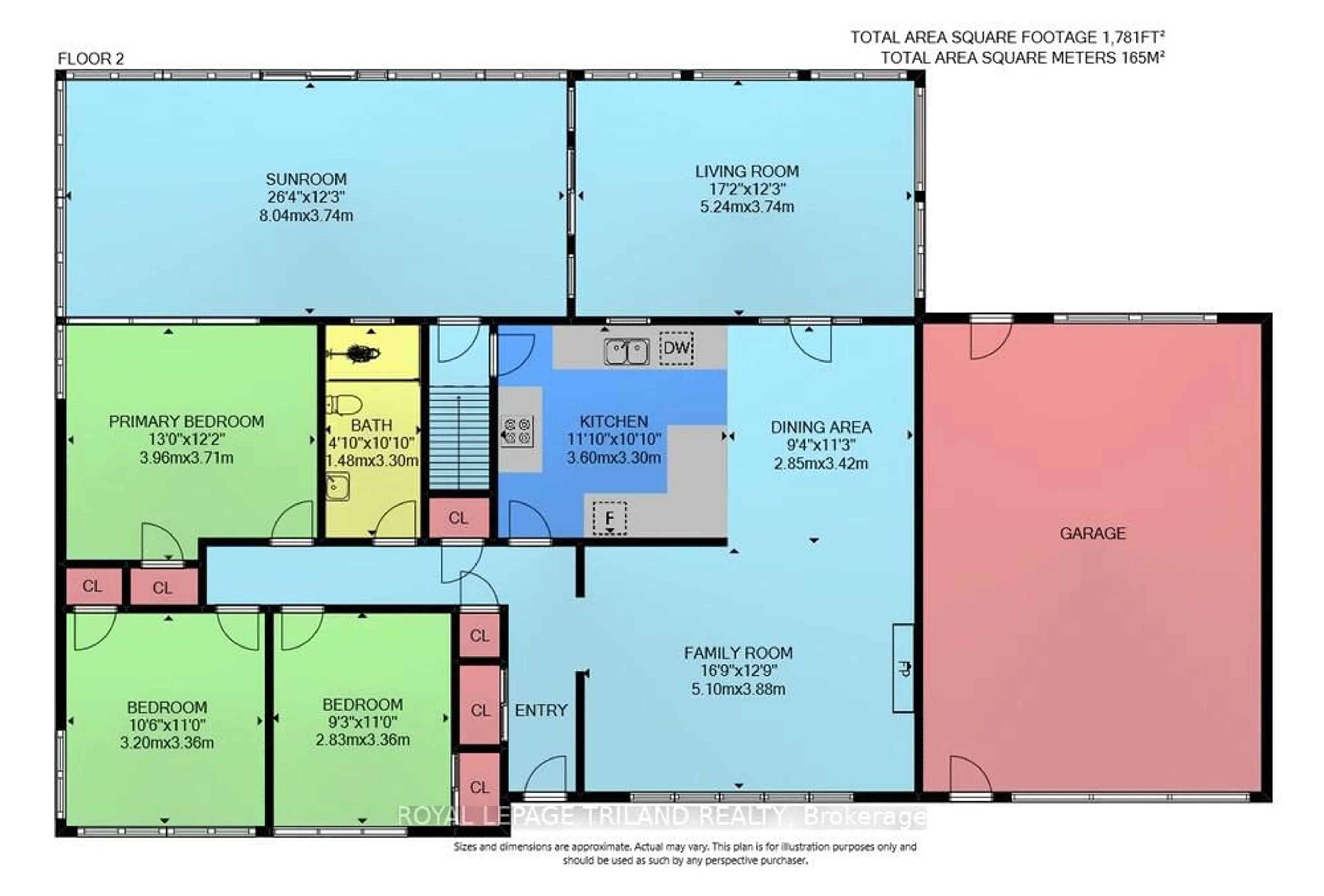 Floor plan for 39 Ford Cres, London North Ontario N6G 1H8