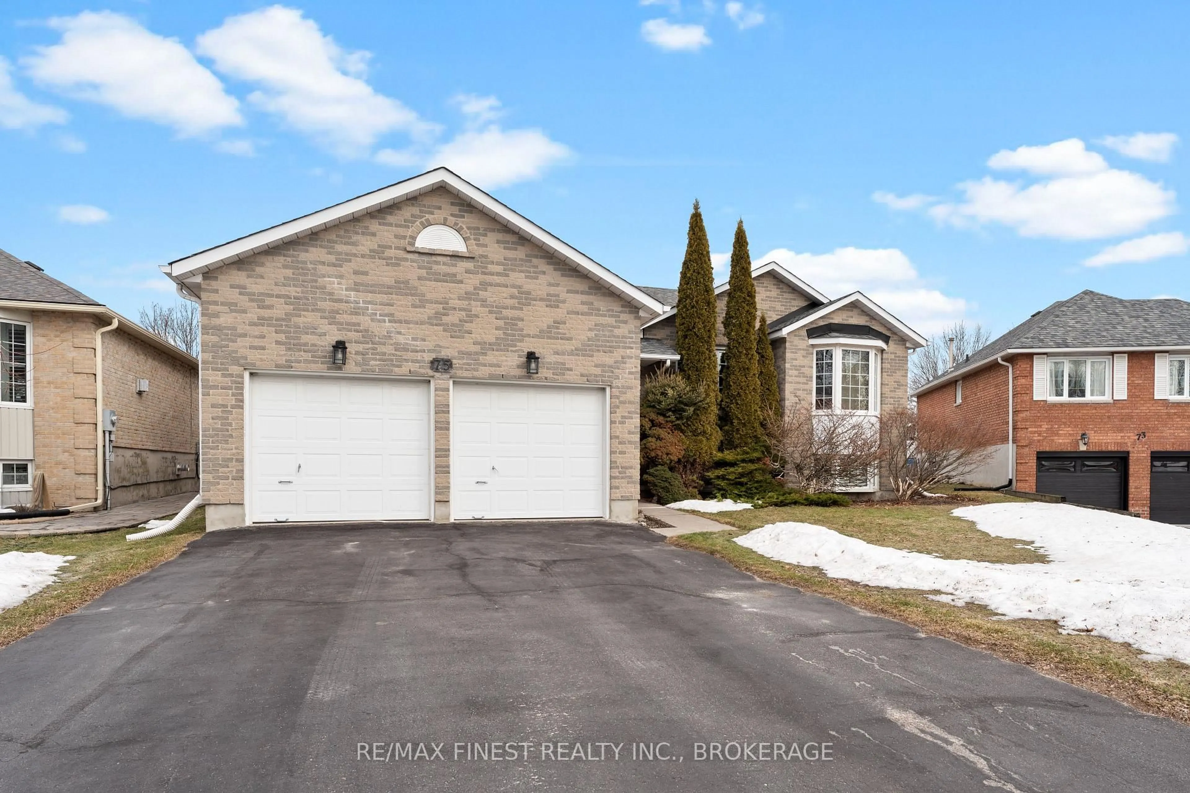 Home with brick exterior material, street for 75 Barker Dr, Kingston Ontario K7K 6X6