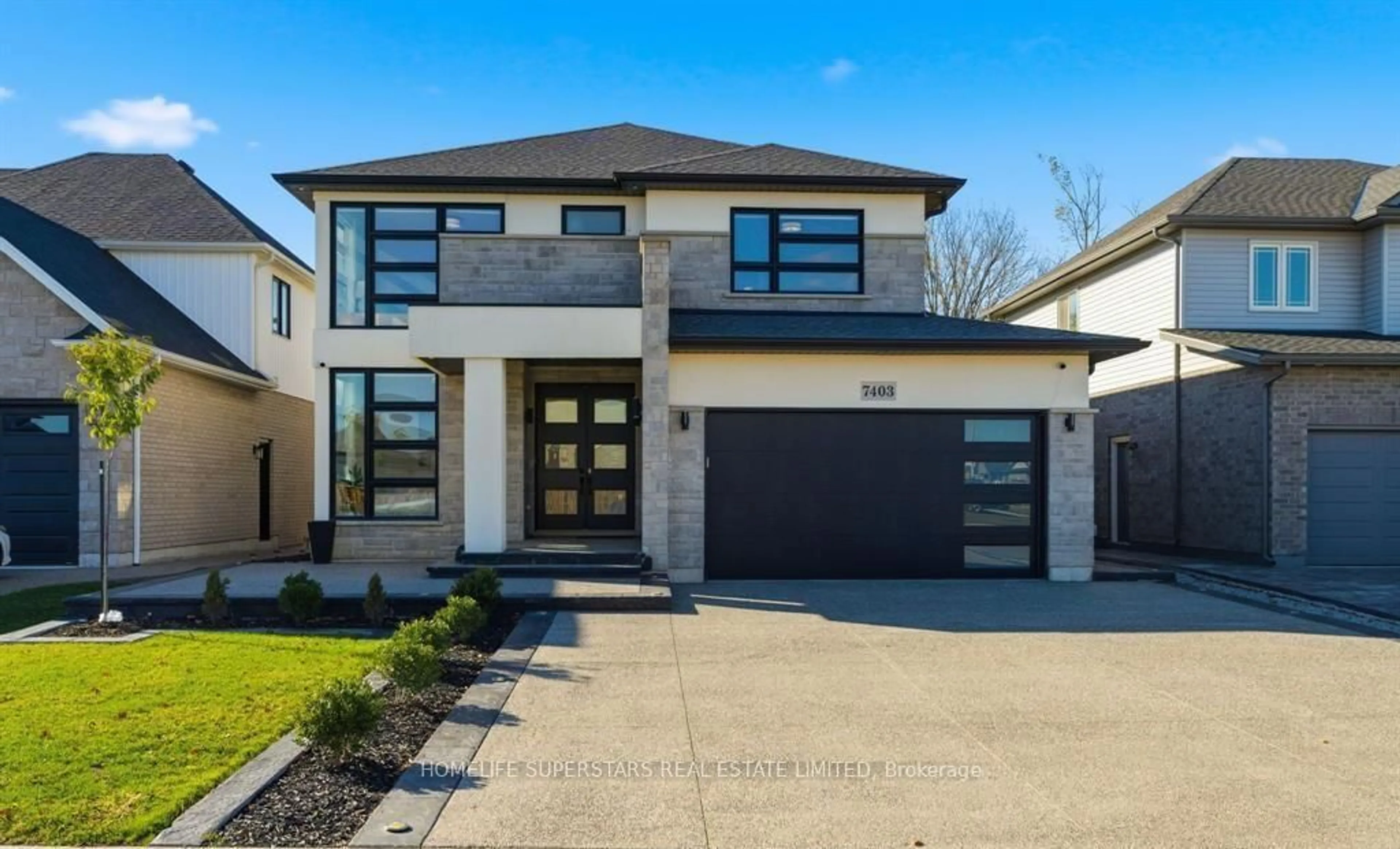 Home with brick exterior material, street for 7403 Sherrilee Cres, Niagara Falls Ontario L2H 3T4