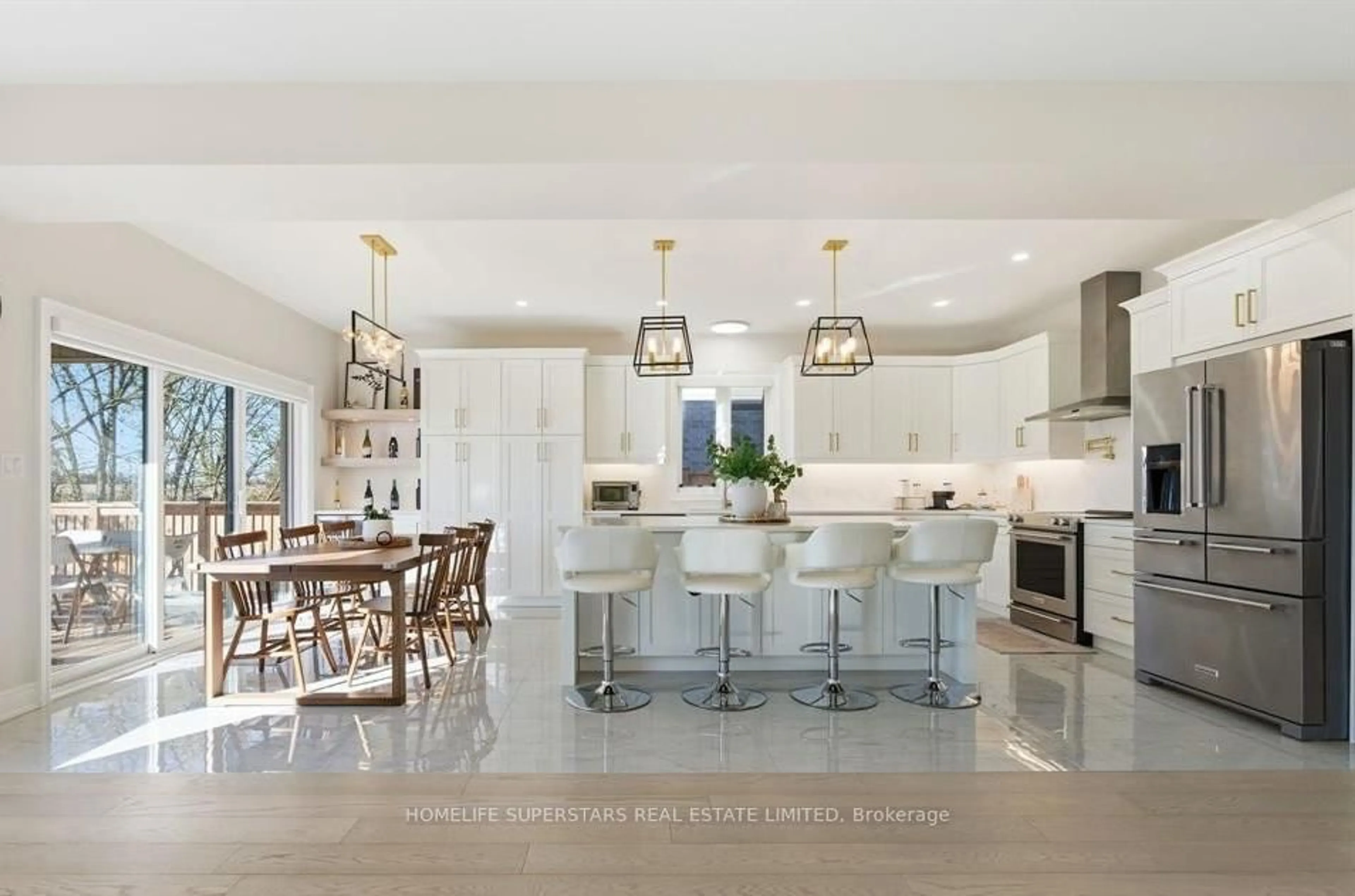 Open concept kitchen, ceramic/tile floor for 7403 Sherrilee Cres, Niagara Falls Ontario L2H 3T4