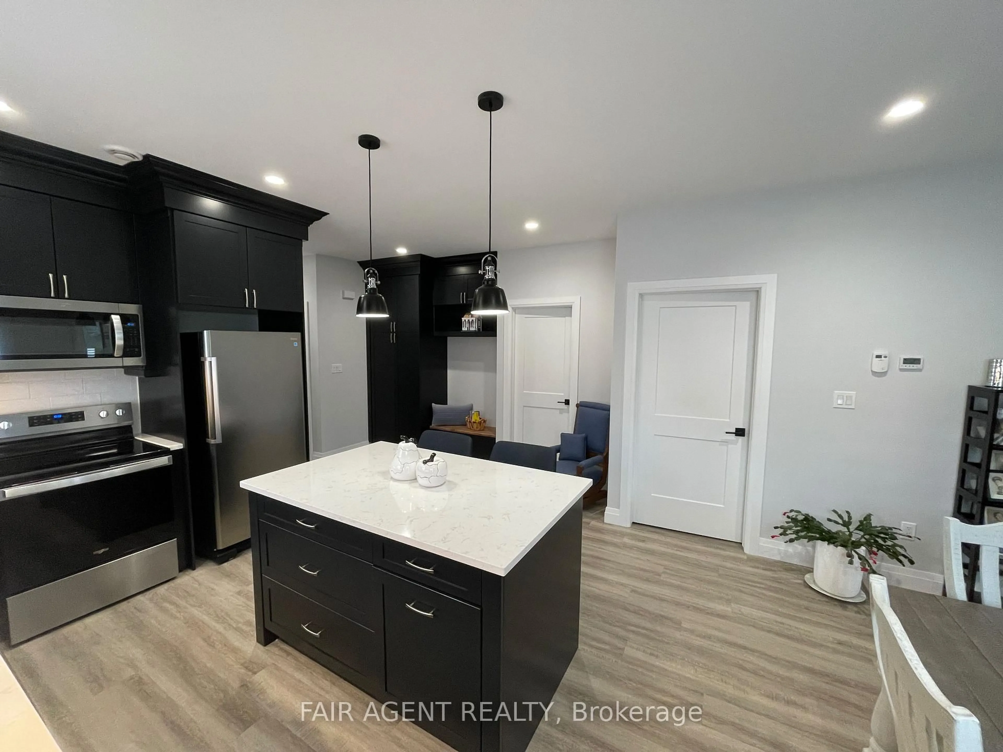 Open concept kitchen, unknown for 255 Albert St #2, Huron East Ontario N0G 1H0
