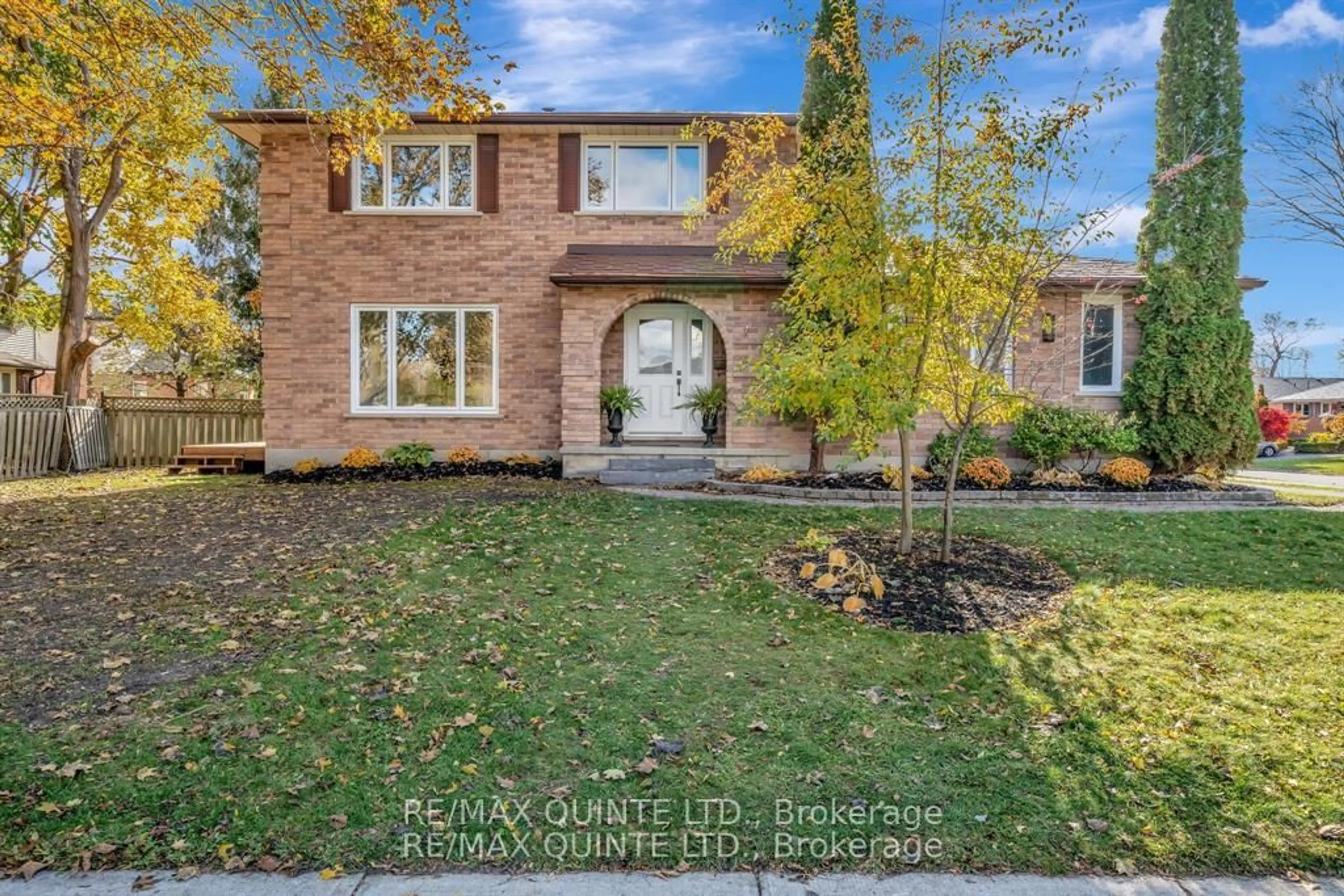 Home with brick exterior material, street for 3 Cooke Crt, Belleville Ontario K8N 5N4