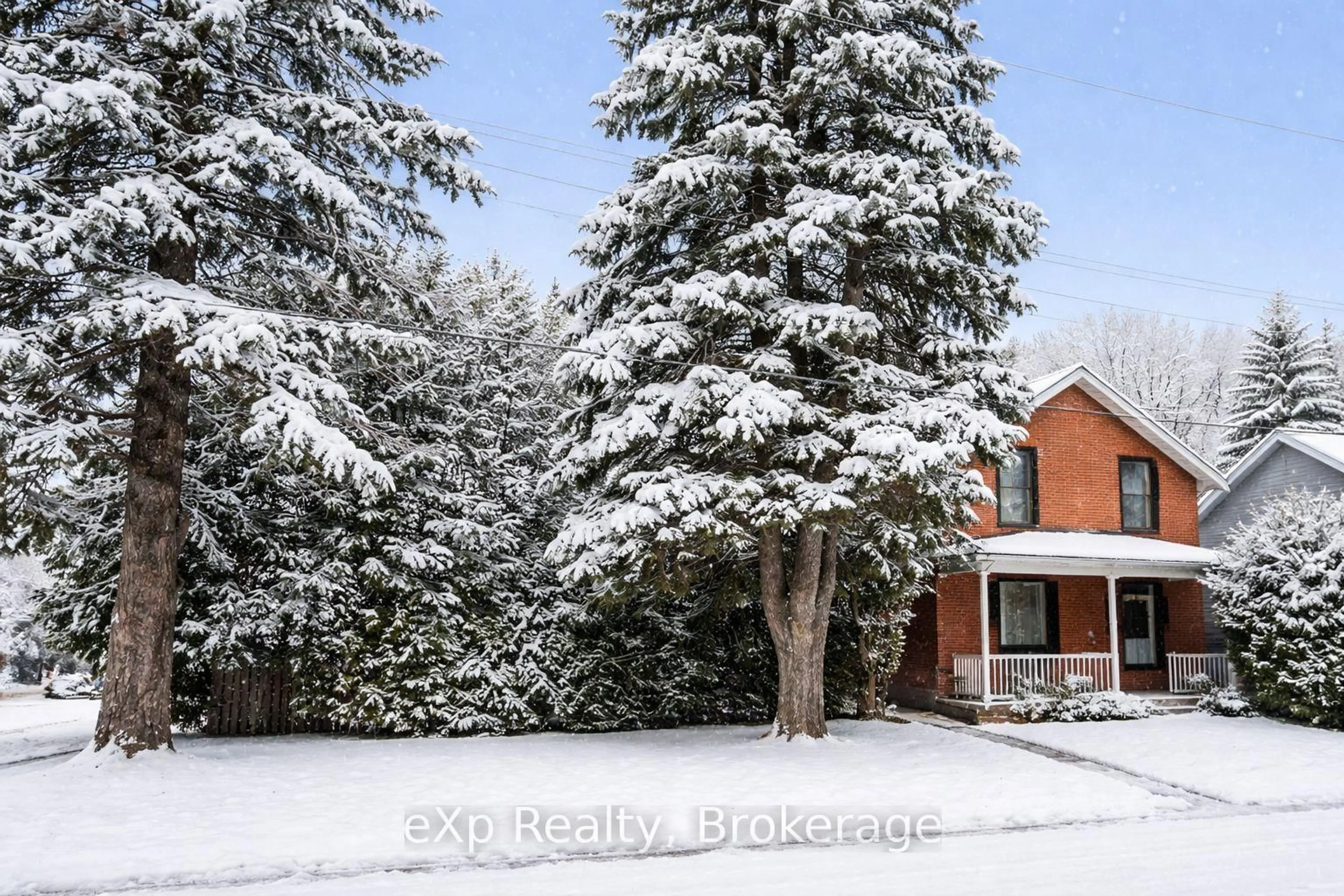 A pic from outside/outdoor area/front of a property/back of a property/a pic from drone, street for 144 Main St, Grey Highlands Ontario N0C 1H0