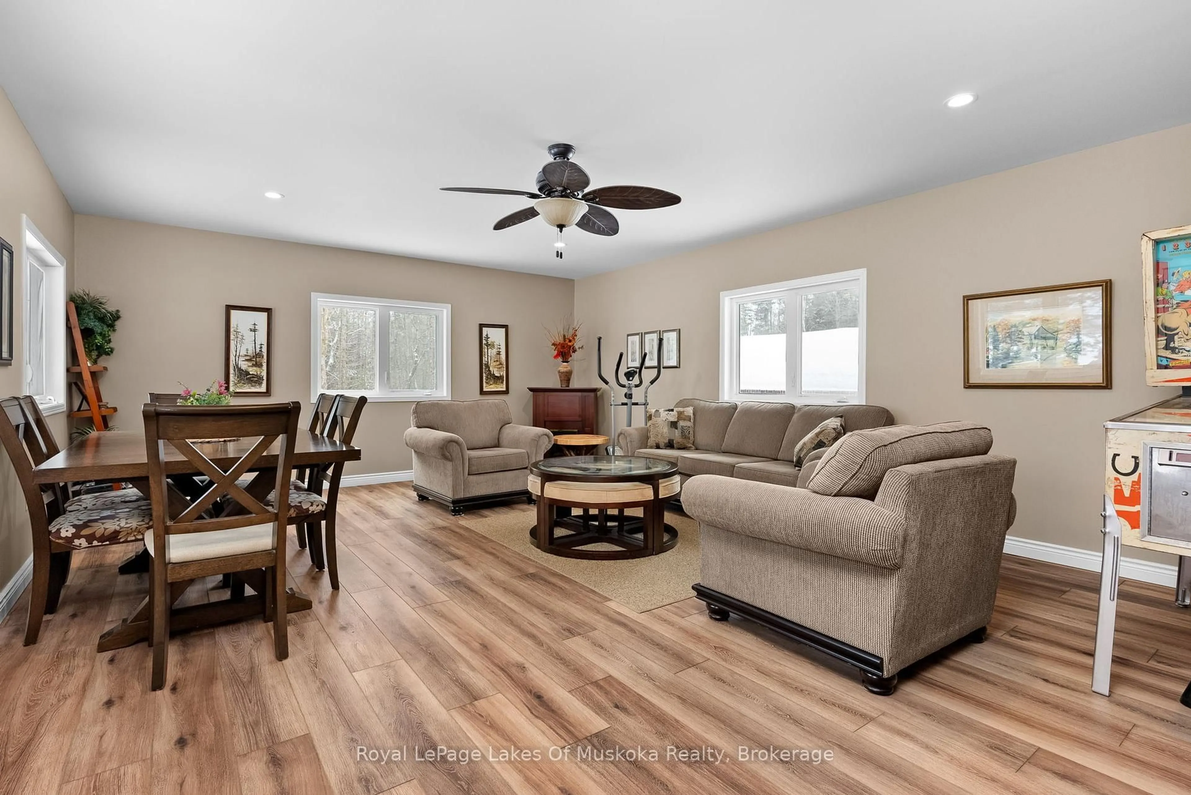 Living room with furniture, unknown for 128 Cheer Lake Rd, Strong Ontario P0A 1X0