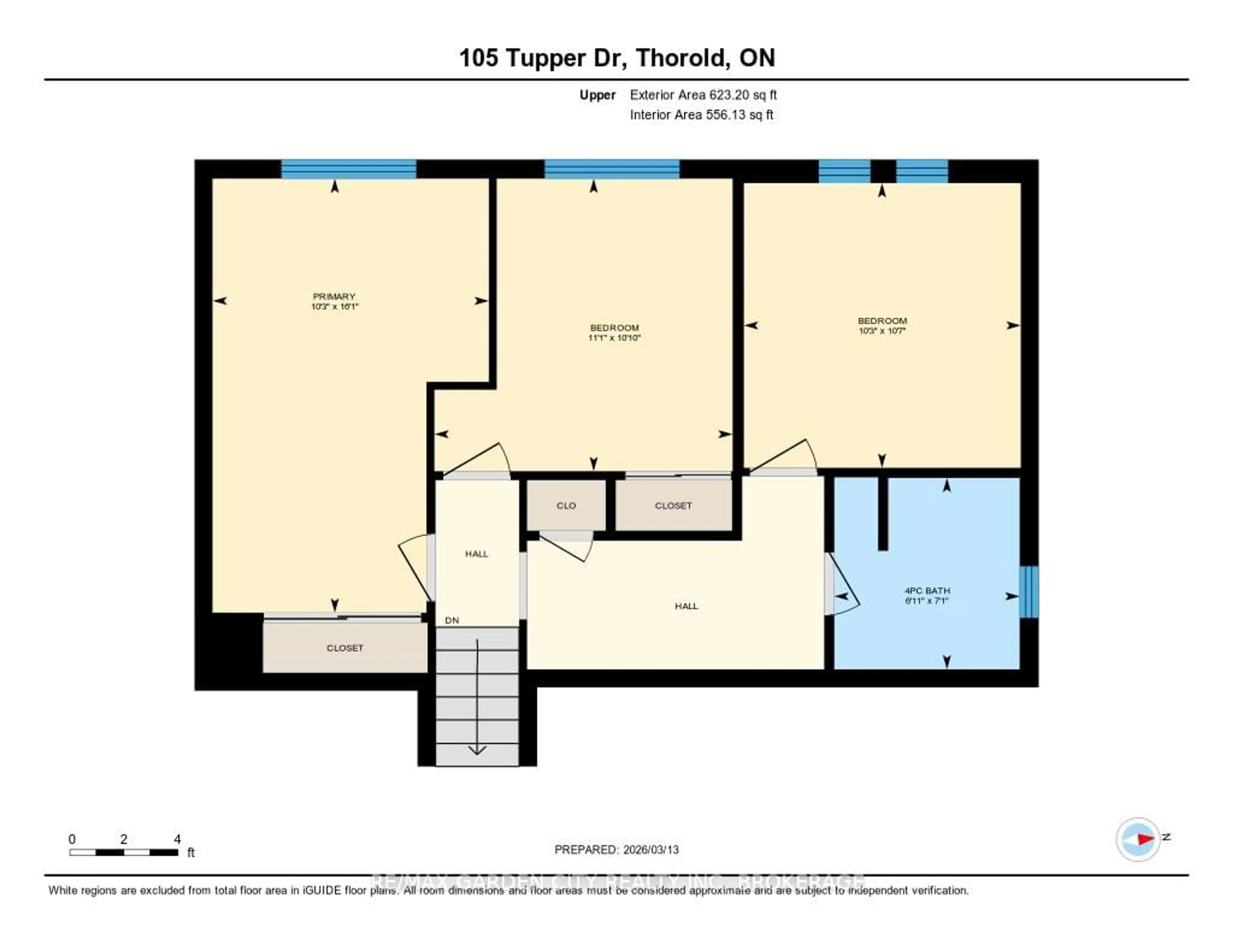 Floor plan for 105 Tupper Dr, Thorold Ontario L2V 4C9